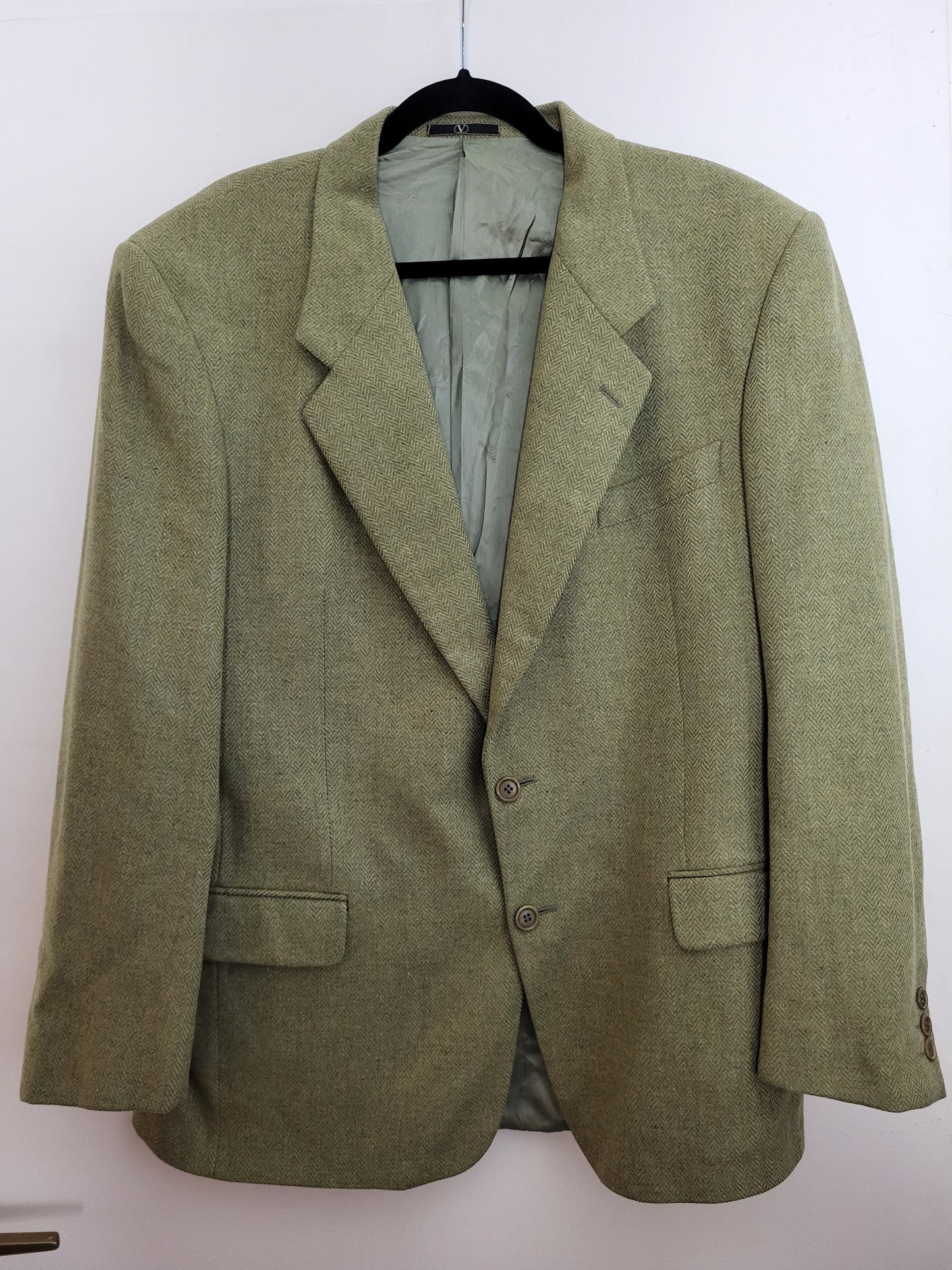 VALENTINO - Sakko - Klassisch - Grün/Oliv - Herren - M/L