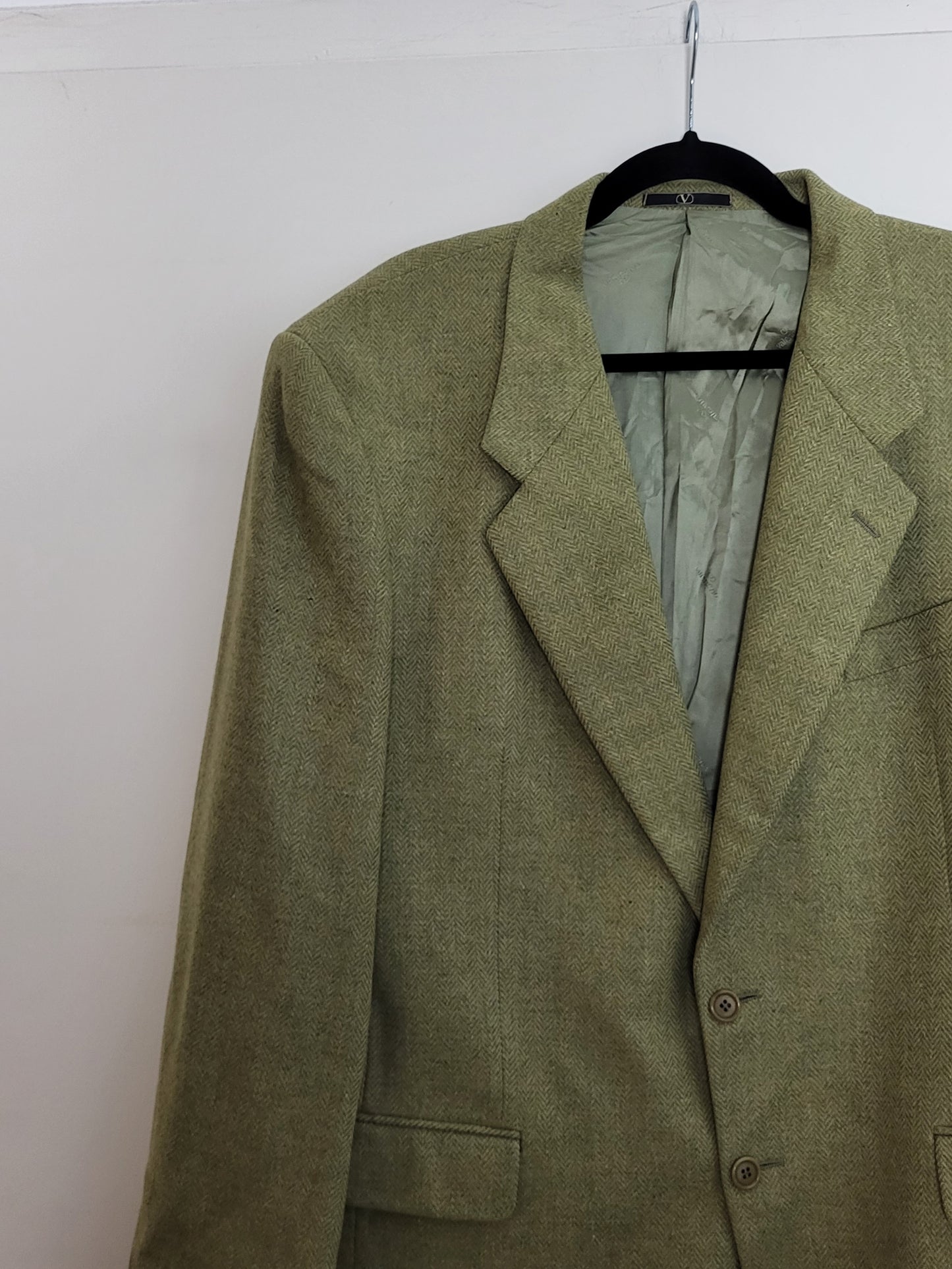 VALENTINO - Sakko - Klassisch - Grün/Oliv - Herren - M/L