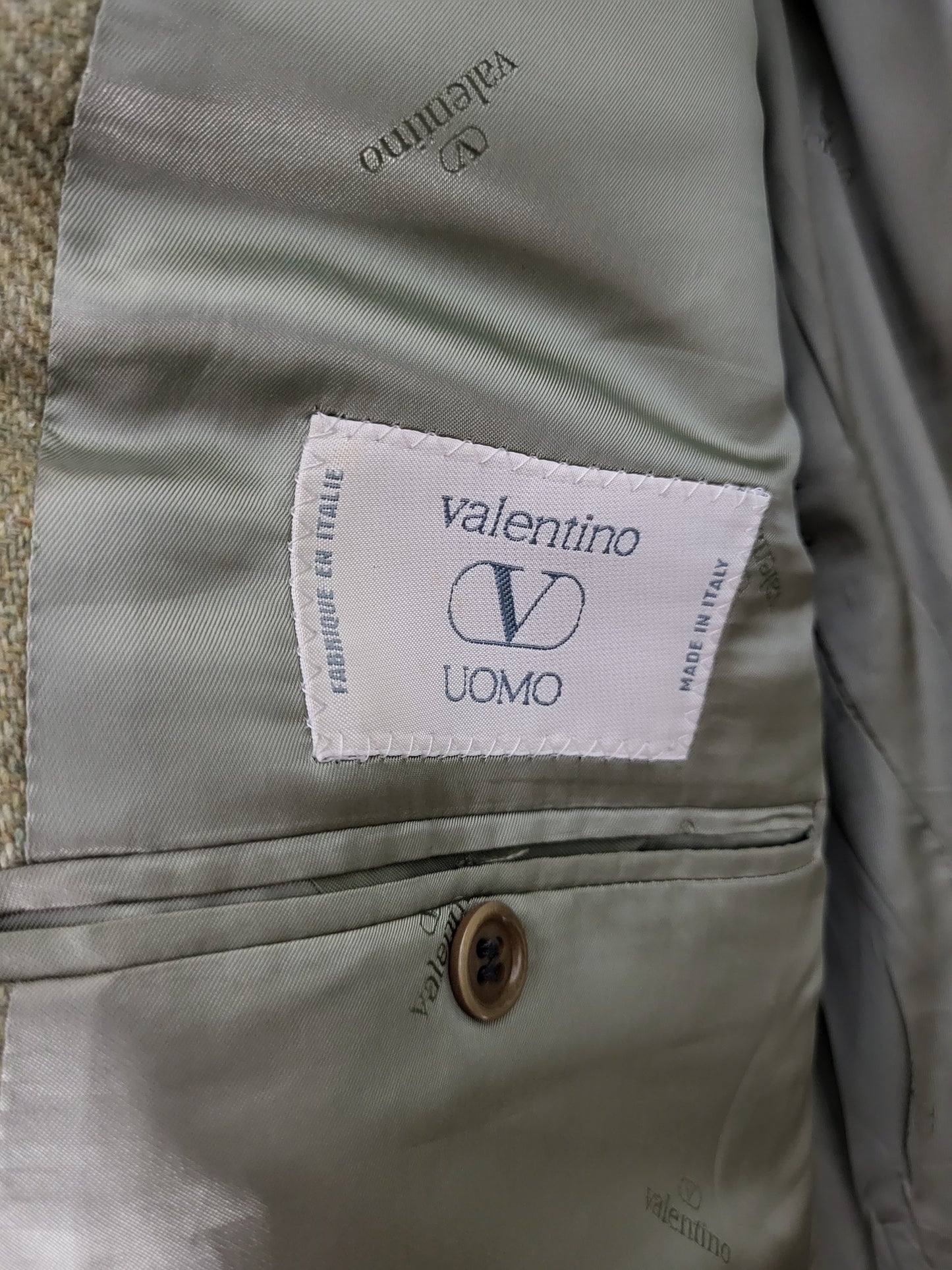 VALENTINO - Sakko - Klassisch - Grün/Oliv - Herren - M/L