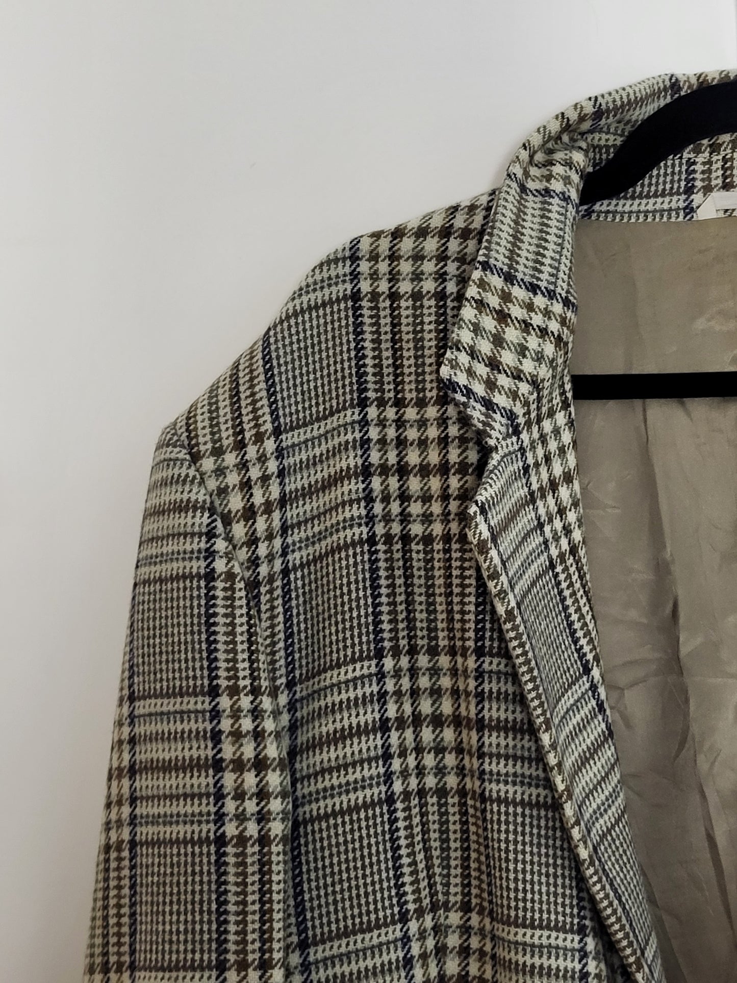 VALENTINO - Sakko - Kariert Muster - Braun/Grau/Beige - Herren - XL/XXL