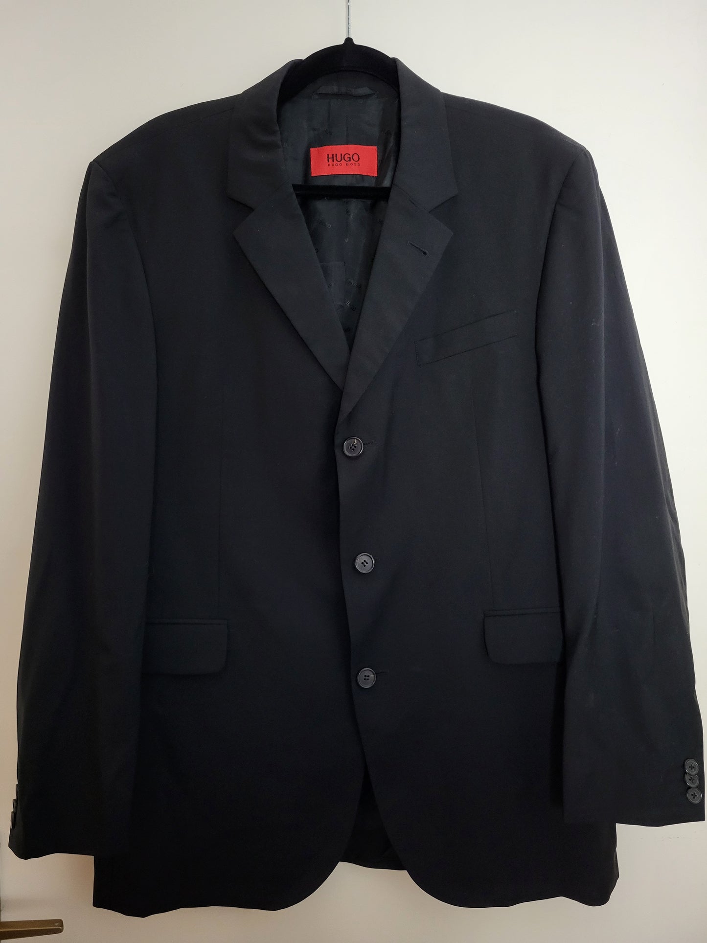 HUGO BOSS - Sakko - Klassisch - Schwarz - Herren - XL