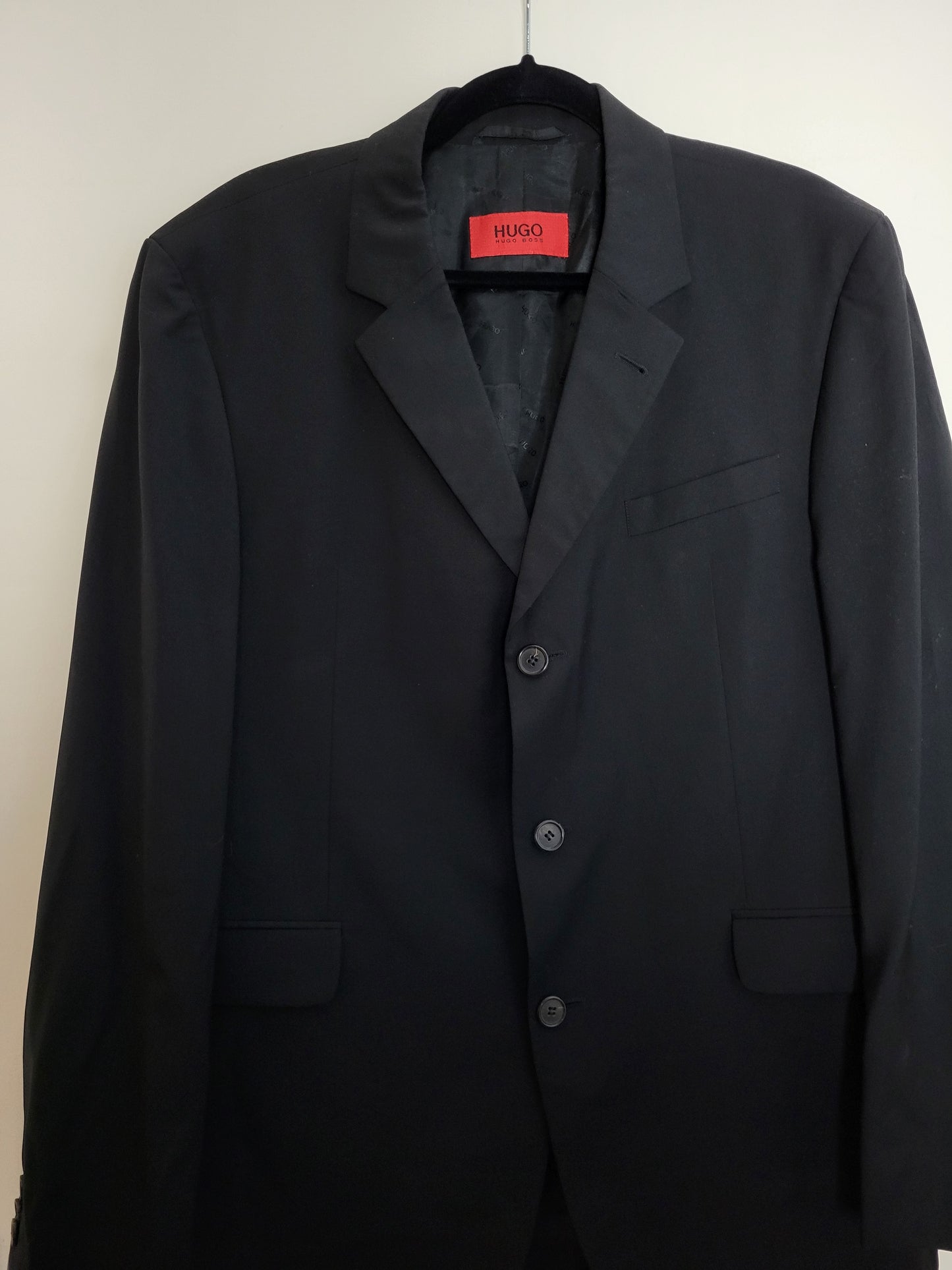 HUGO BOSS - Sakko - Klassisch - Schwarz - Herren - XL