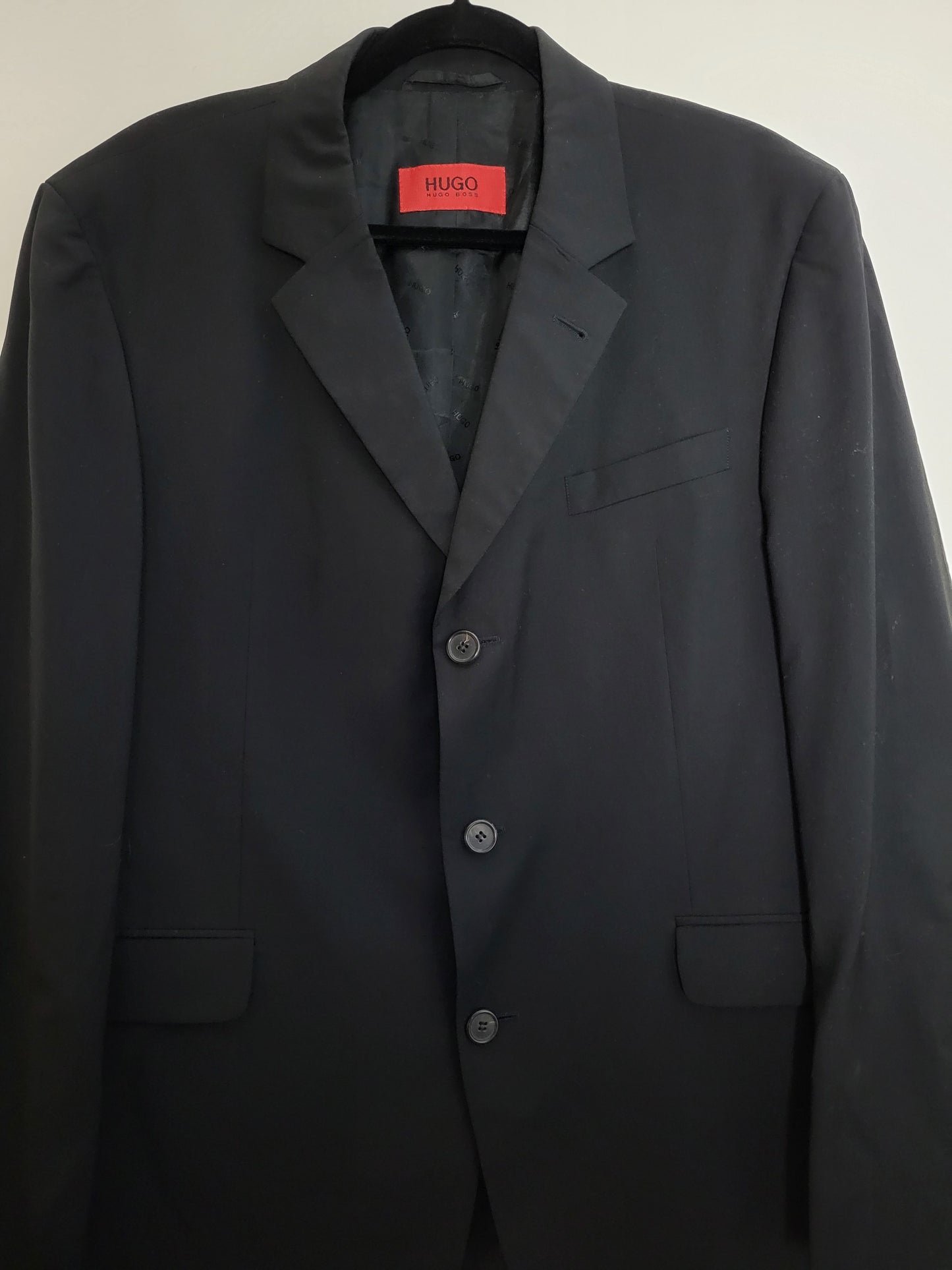 HUGO BOSS - Sakko - Klassisch - Schwarz - Herren - XL