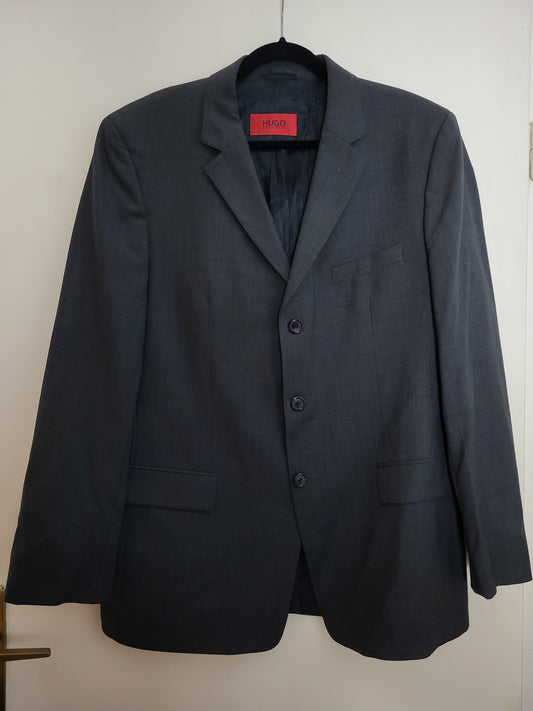 HUGO BOSS - Sakko - Klassisch - Dunkelgrau - Herren - XL