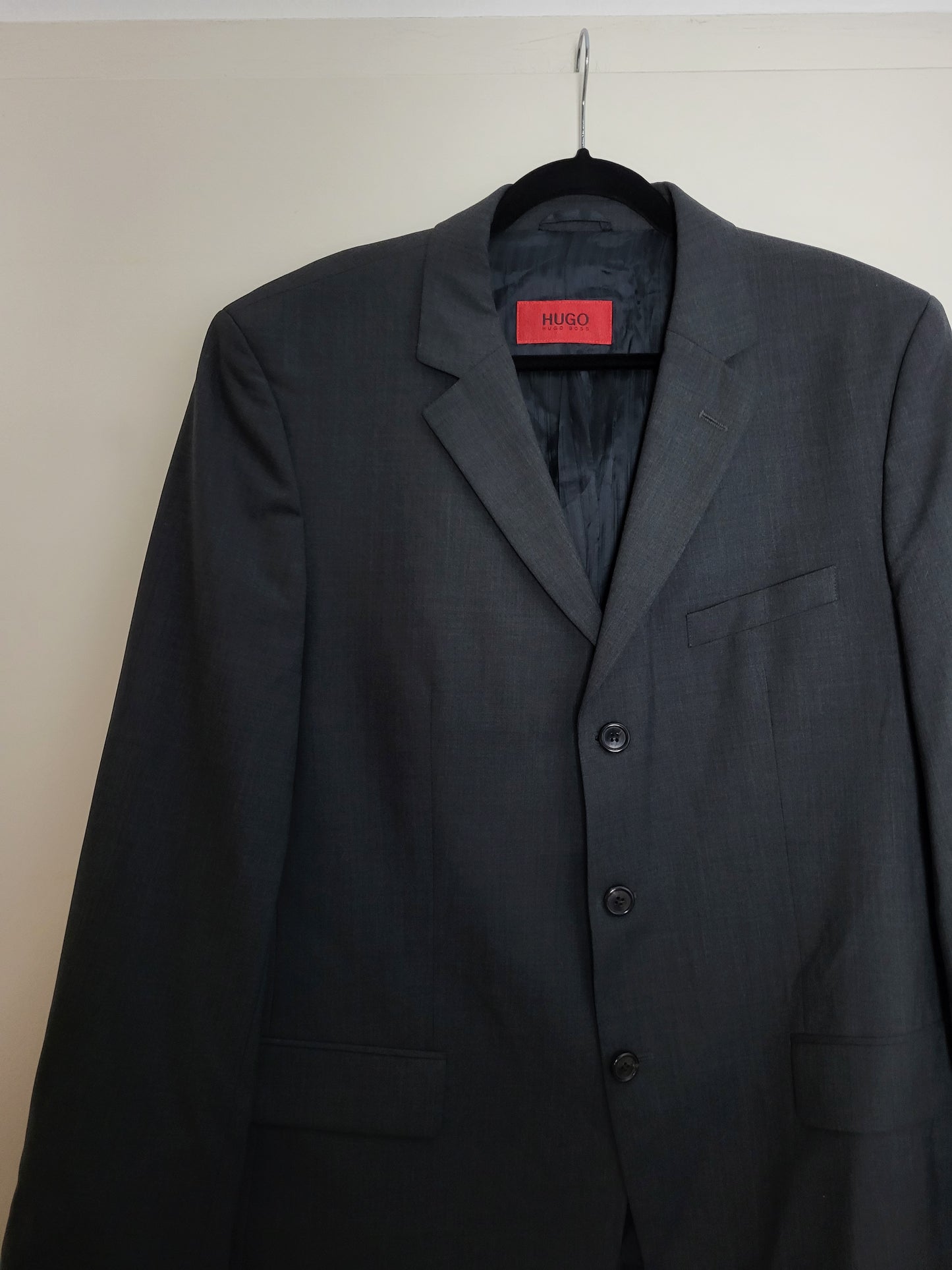 HUGO BOSS - Sakko - Klassisch - Dunkelgrau - Herren - XL