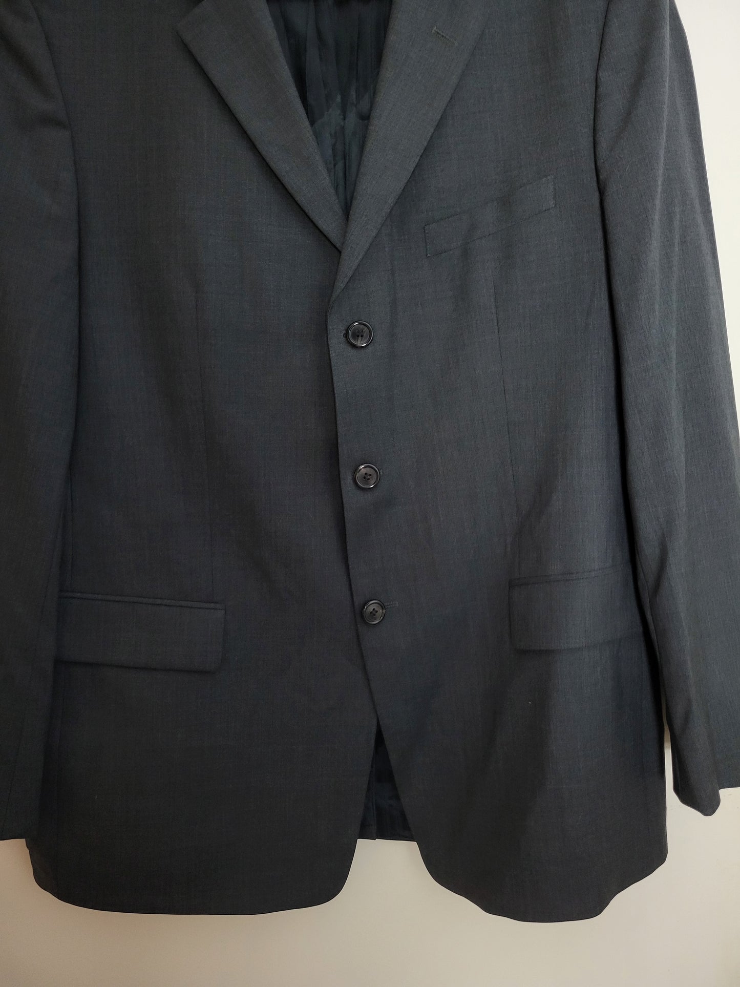 HUGO BOSS - Sakko - Klassisch - Dunkelgrau - Herren - XL