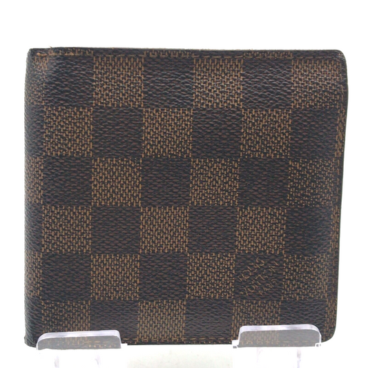 Original/Auth Louis Vuitton - Geldbörse / Wallet Damier Ebene Marco  - Monogramm