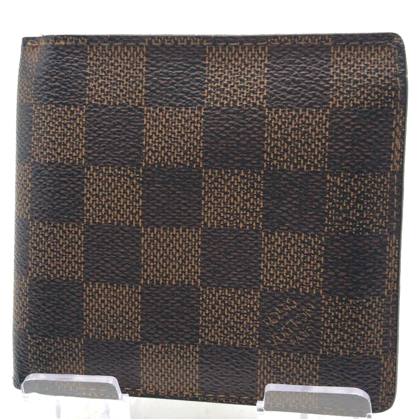Original/Auth Louis Vuitton - Geldbörse / Wallet Damier Ebene Marco - Monogramm