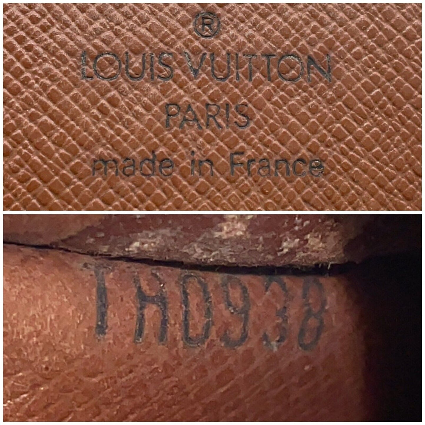 Original/Auth Louis Vuitton - Geldbörse Elise - Klassisch - Monogramm - M61654