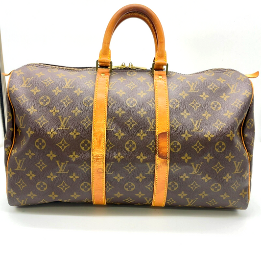 Original/Auth Louis Vuitton -  Monogramm Keepall 45 - Klassisch - Monogramm - M41428