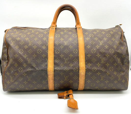 Original/Auth Louis Vuitton -  Monogramm Keepall 55 - Klassisch - Monogramm - M41424
