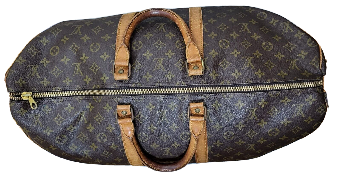 Original/Auth Louis Vuitton - Monogramm Keepall 55 - Klassisch - Monogramm - M41424