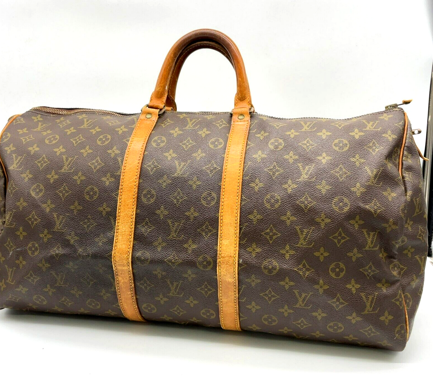 Original/Auth Louis Vuitton - Monogramm Keepall 55 - Klassisch - Monogramm - M41424