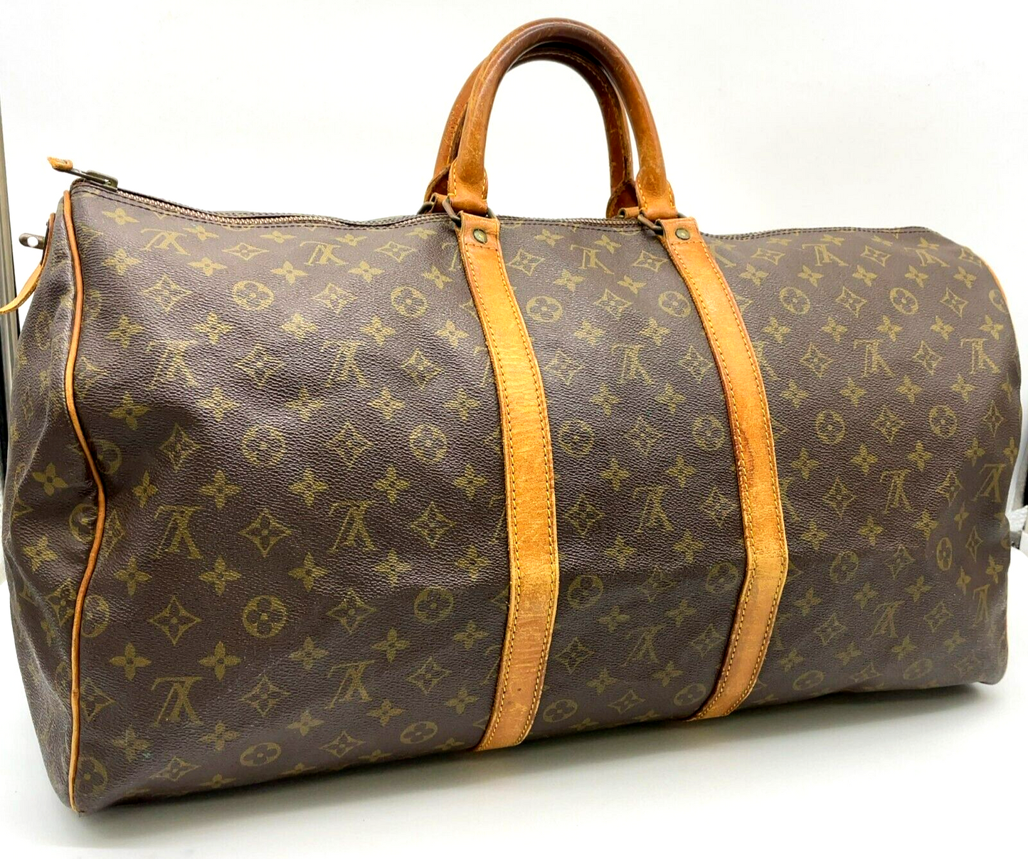Original/Auth Louis Vuitton - Monogramm Keepall 55 - Klassisch - Monogramm - M41424