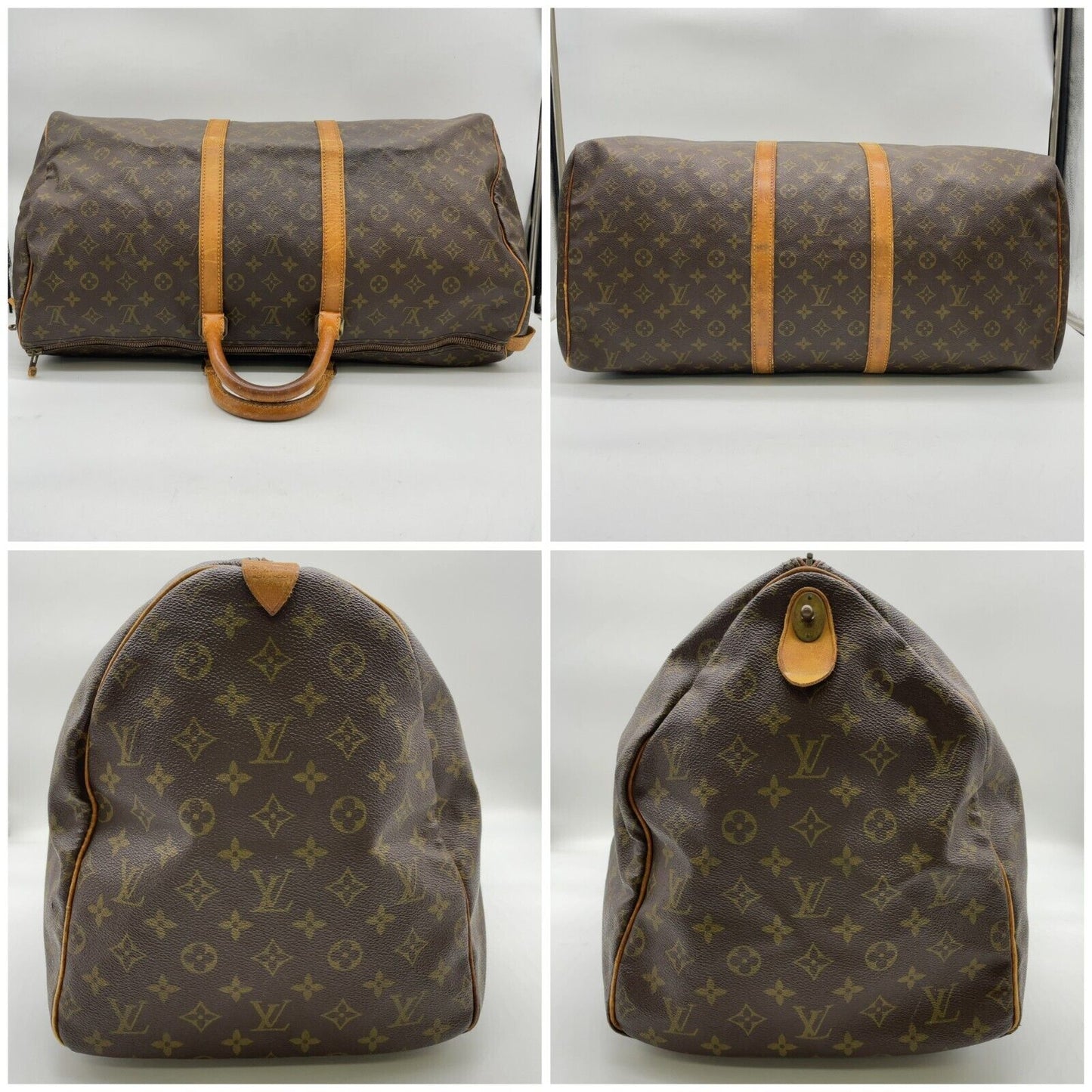 Original/Auth Louis Vuitton - Monogramm Keepall 55 - Klassisch - Monogramm - M41424