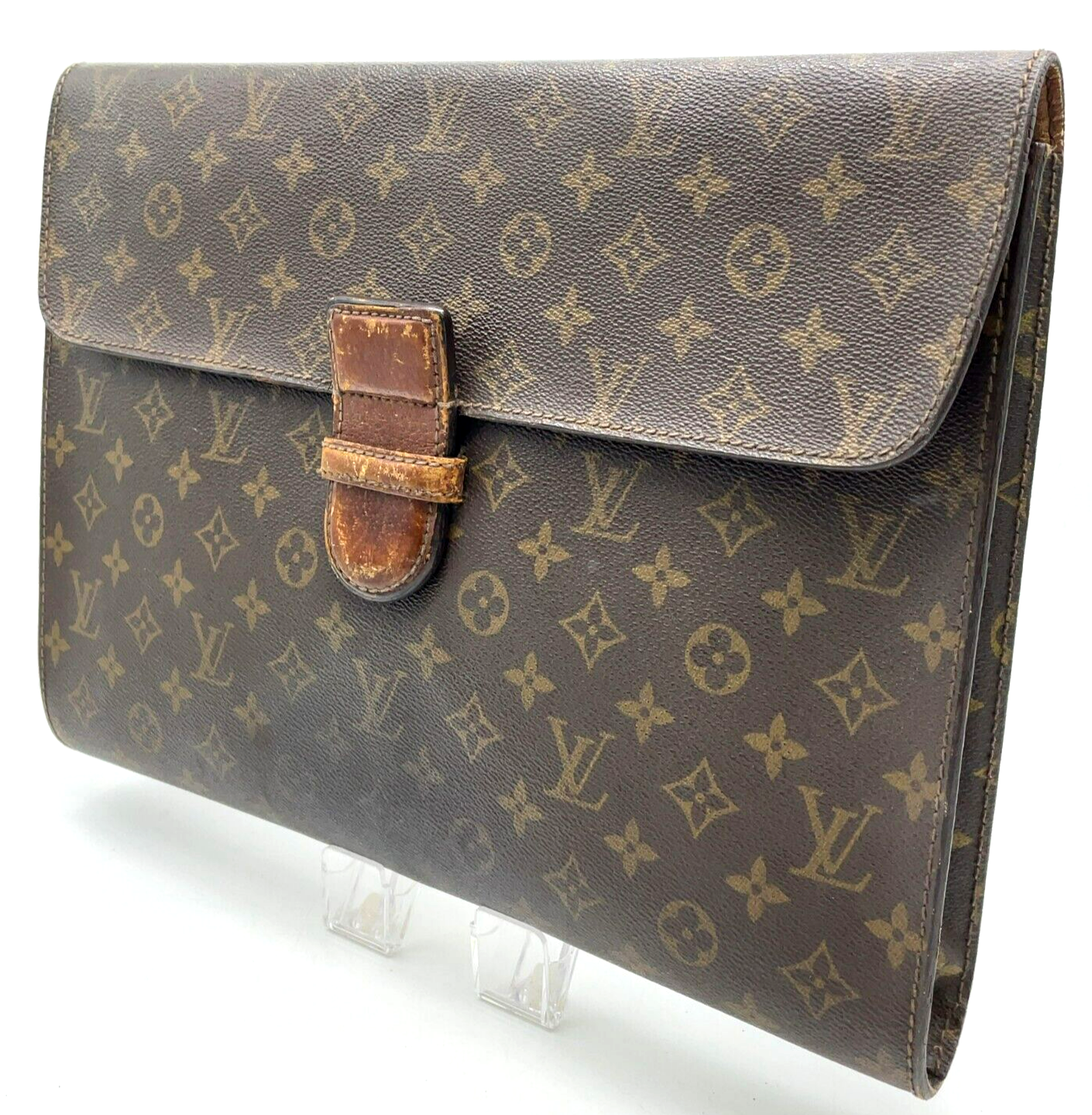 Original/Auth Louis Vuitton - Porte Ministre Dokumententasche - Klassisch - Monogramm - M53445