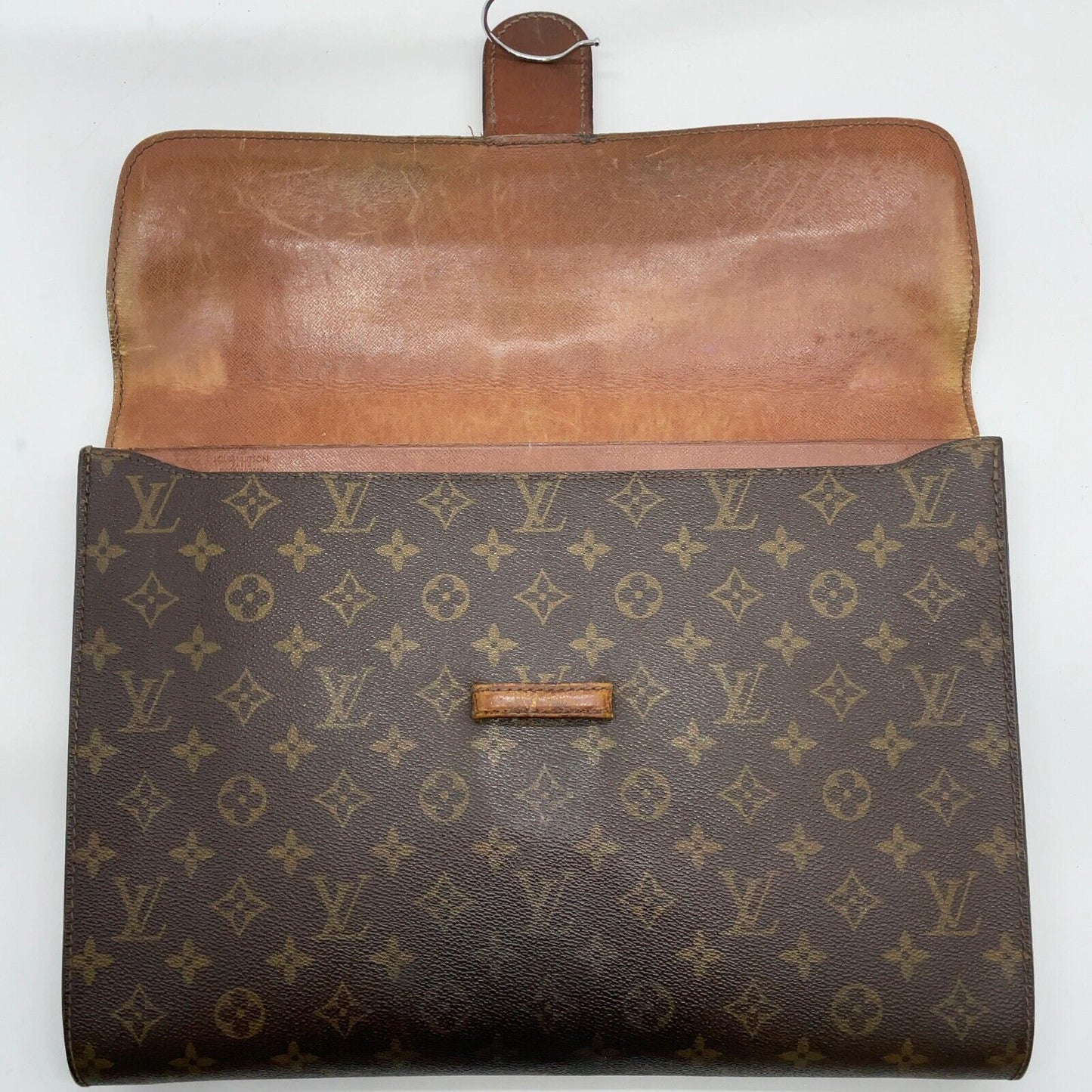 Original/Auth Louis Vuitton - Porte Ministre Dokumententasche - Klassisch - Monogramm - M53445