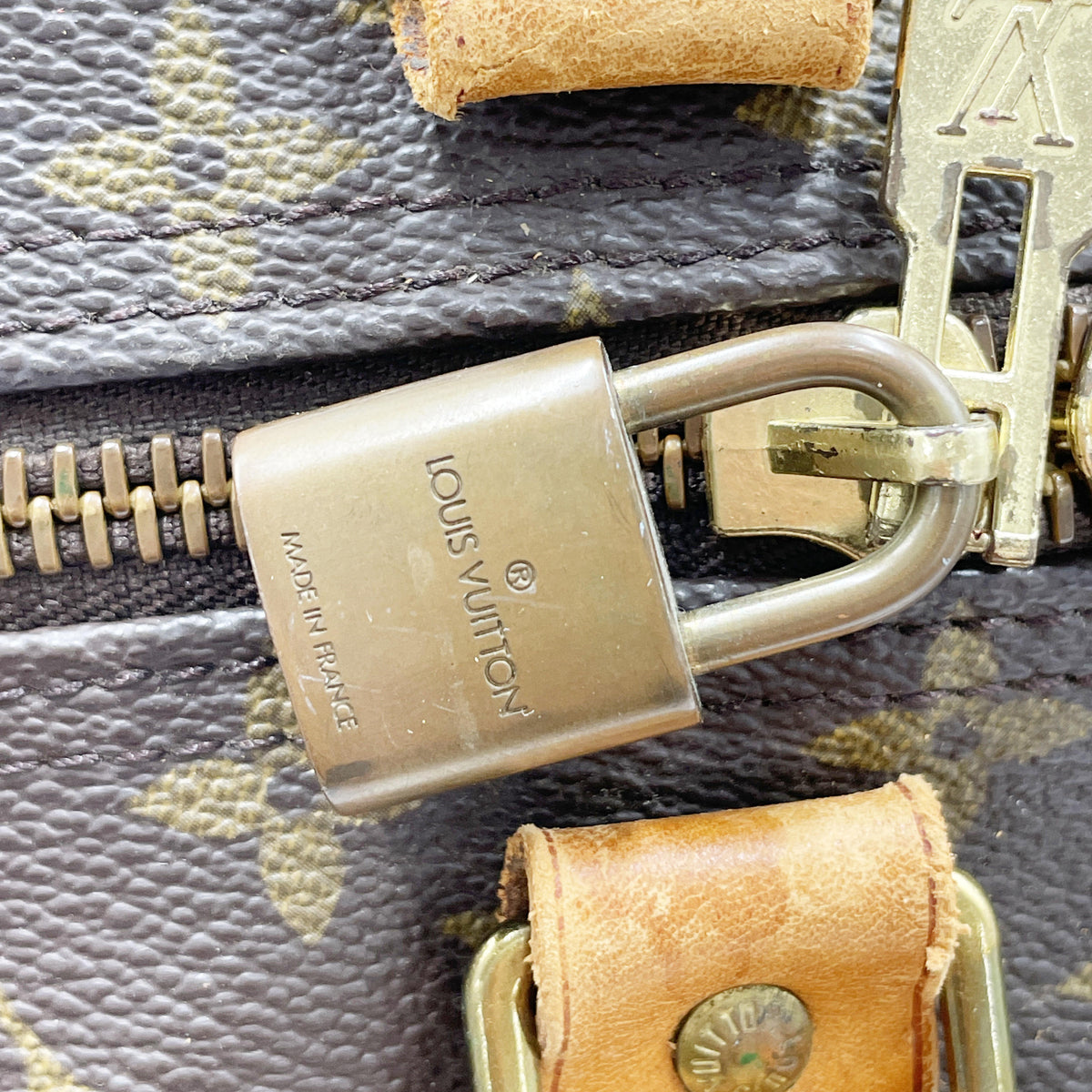 Original/Auth Louis Vuitton - Keepall 60 Boston Bag - Monogramm Canvas
