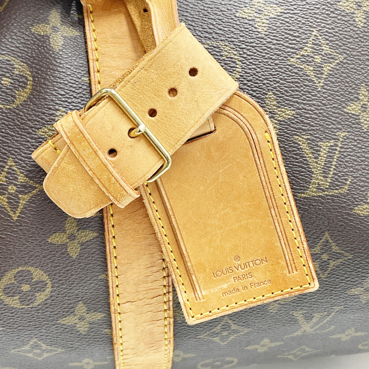 Original/Auth Louis Vuitton - Keepall 60 Boston Bag - Monogramm Canvas