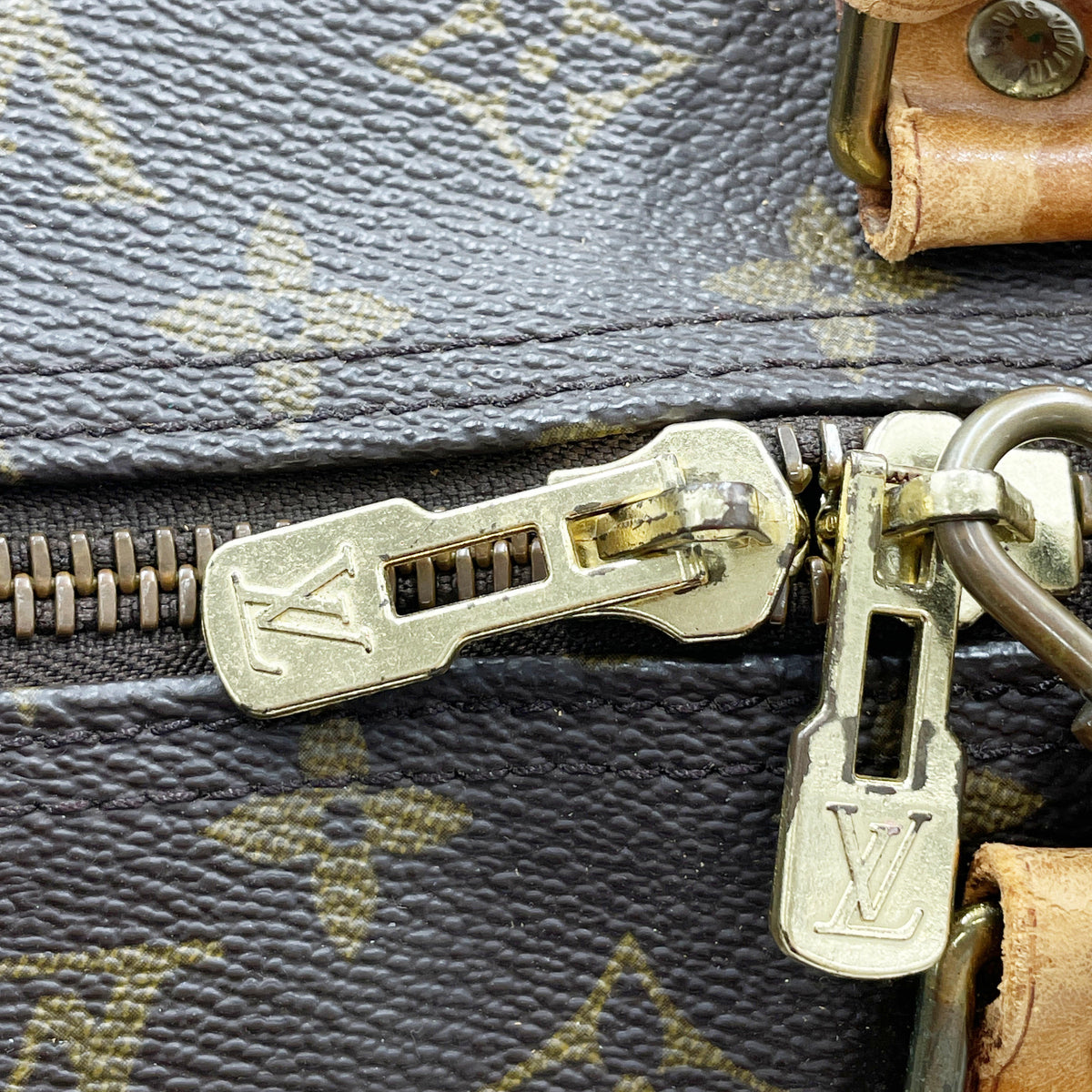 Original/Auth Louis Vuitton - Keepall 60 Boston Bag - Monogramm Canvas