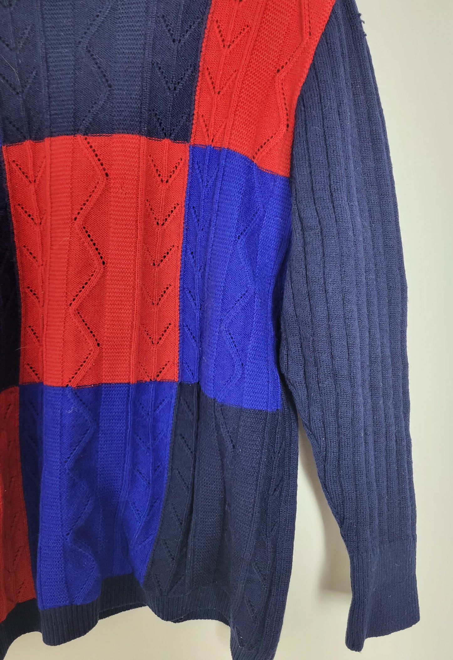 YVES SAINT LAURENT - Vintage Pullover - Muster - Bunt - Herren - XL