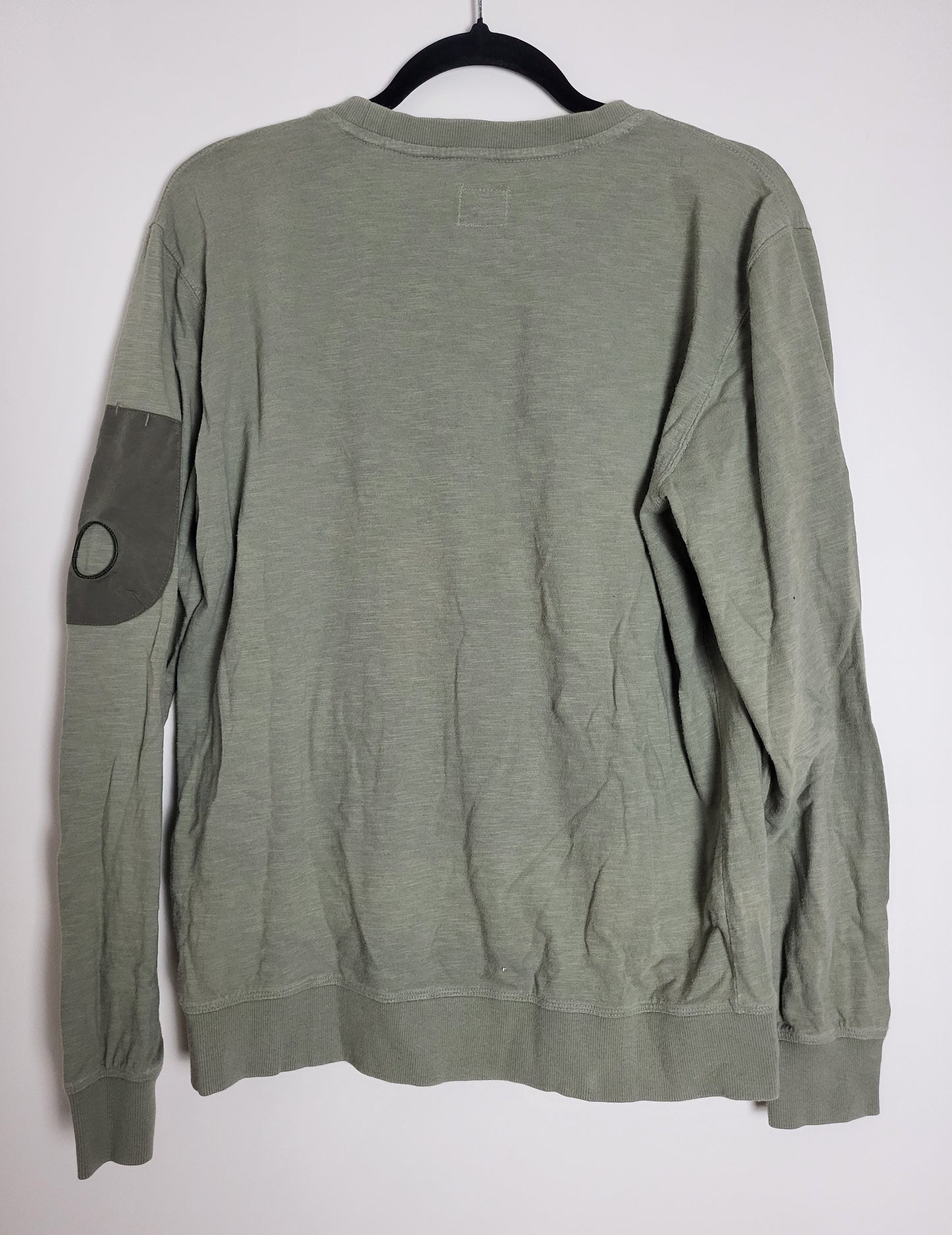 C.P. COMPANY - Vintage Pullover - Klassisch mit Tasche - Oliv - Herren - L