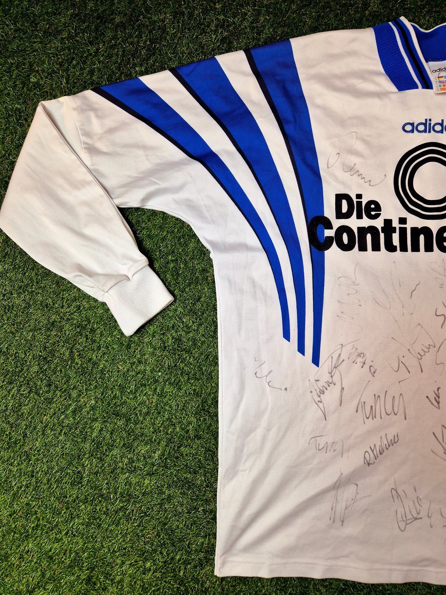 Hertha BSC - Trikot - 1997/1998 - Lang Dritt - I.Olic - Unterschriften - XL