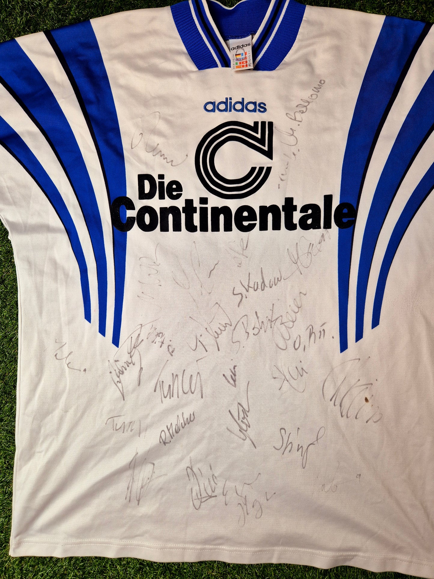 Hertha BSC - Trikot - 1997/1998 - Lang Dritt - I.Olic - Unterschriften - XL