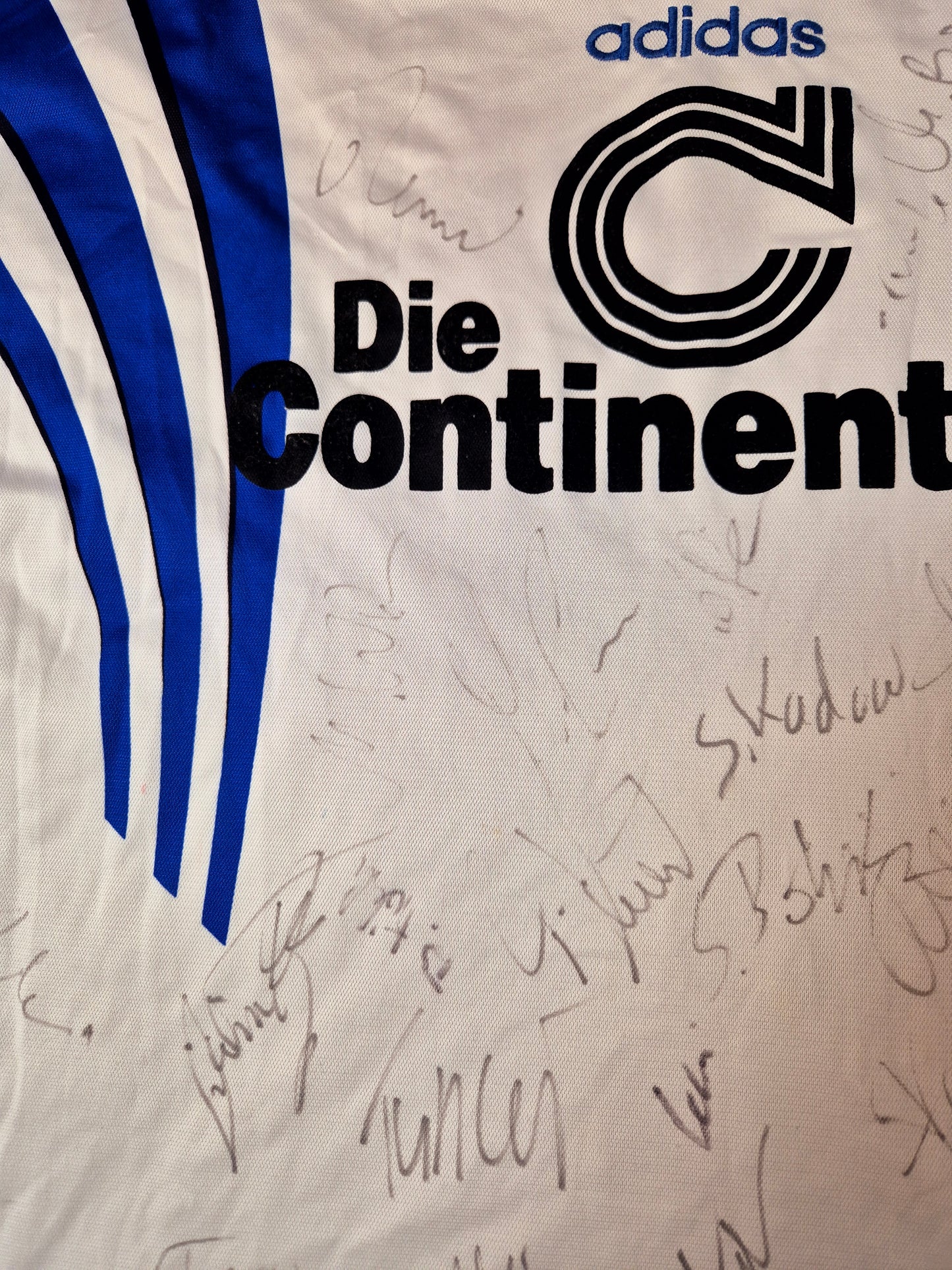 Hertha BSC - Trikot - 1997/1998 - Lang Dritt - I.Olic - Unterschriften - XL