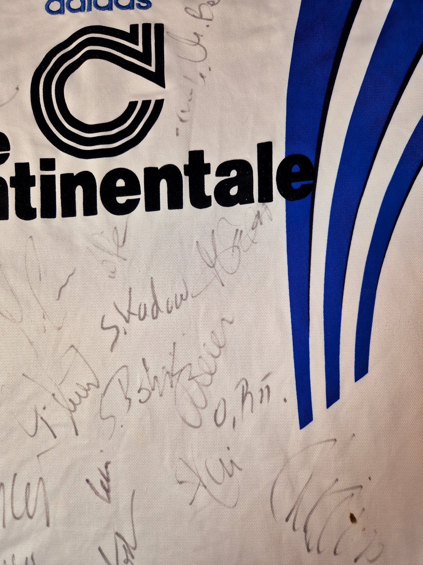 Hertha BSC - Trikot - 1997/1998 - Lang Dritt - I.Olic - Unterschriften - XL