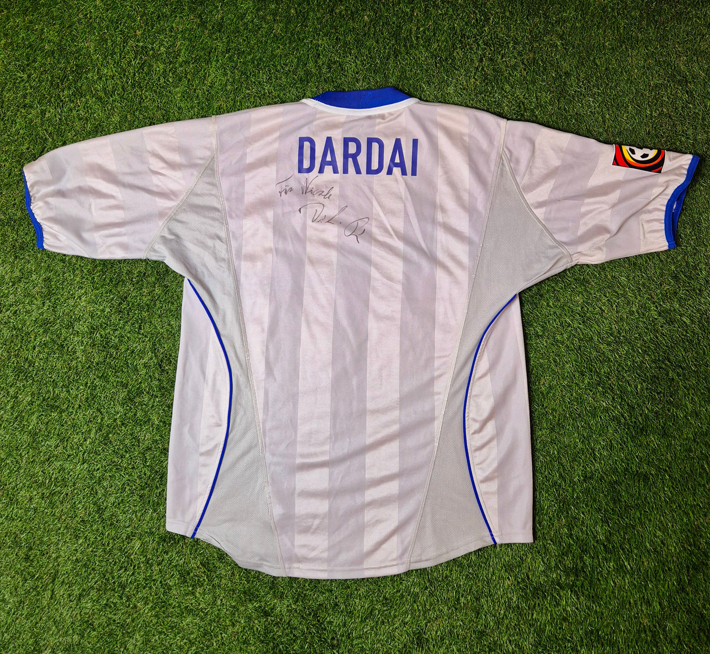 Hertha BSC - Trikot - 2000/2001 - Auswärts - Dardai - Unterschrift - L