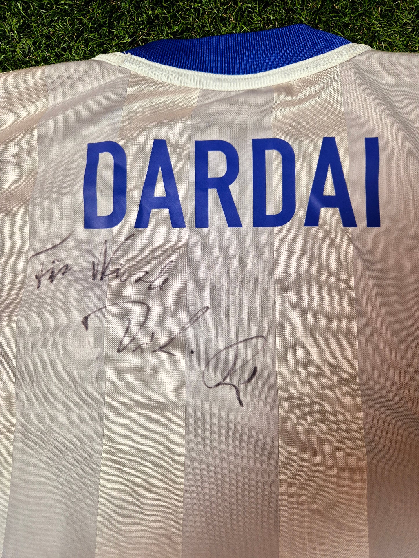 Hertha BSC - Trikot - 2000/2001 - Auswärts - Dardai - Unterschrift - L