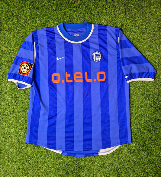 Hertha BSC - Trikot - 2000/2001 - Heim - Deisler - Unterschrift - L