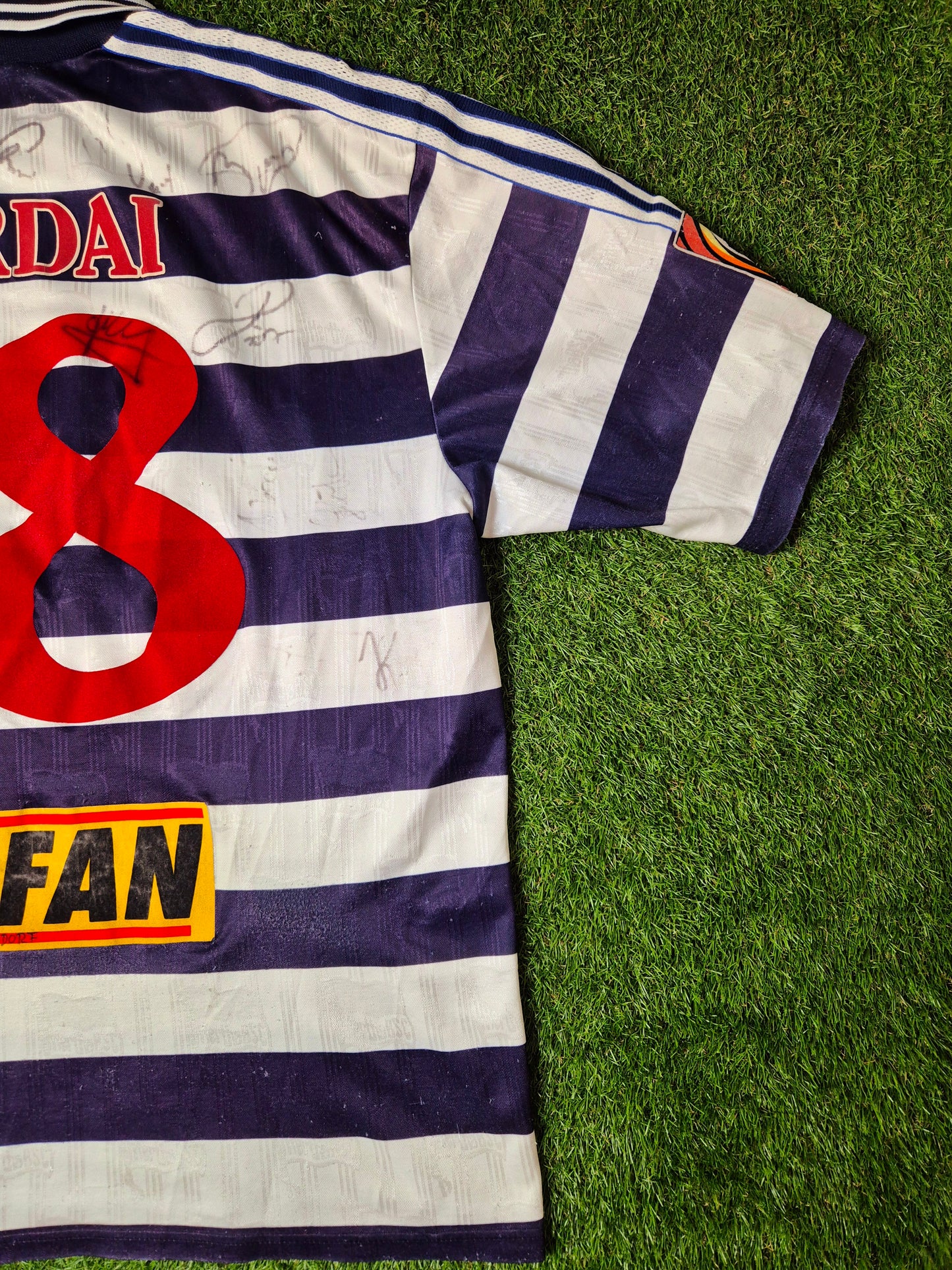 Hertha BSC - Trikot - 1997/1998 - Heim - Dardai - Unterschriften - XL