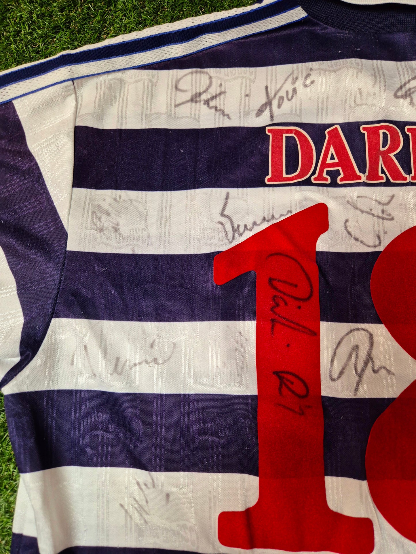 Hertha BSC - Trikot - 1997/1998 - Heim - Dardai - Unterschriften - XL