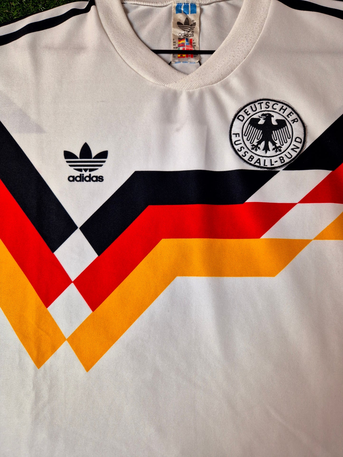 DFB - Adidas Trikot - 1990 - Heim - S (D3/4)