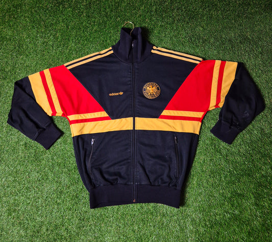 DFB - Adidas - Vintage Trainingsjacke - 1986 - Schwarz - M (D48)