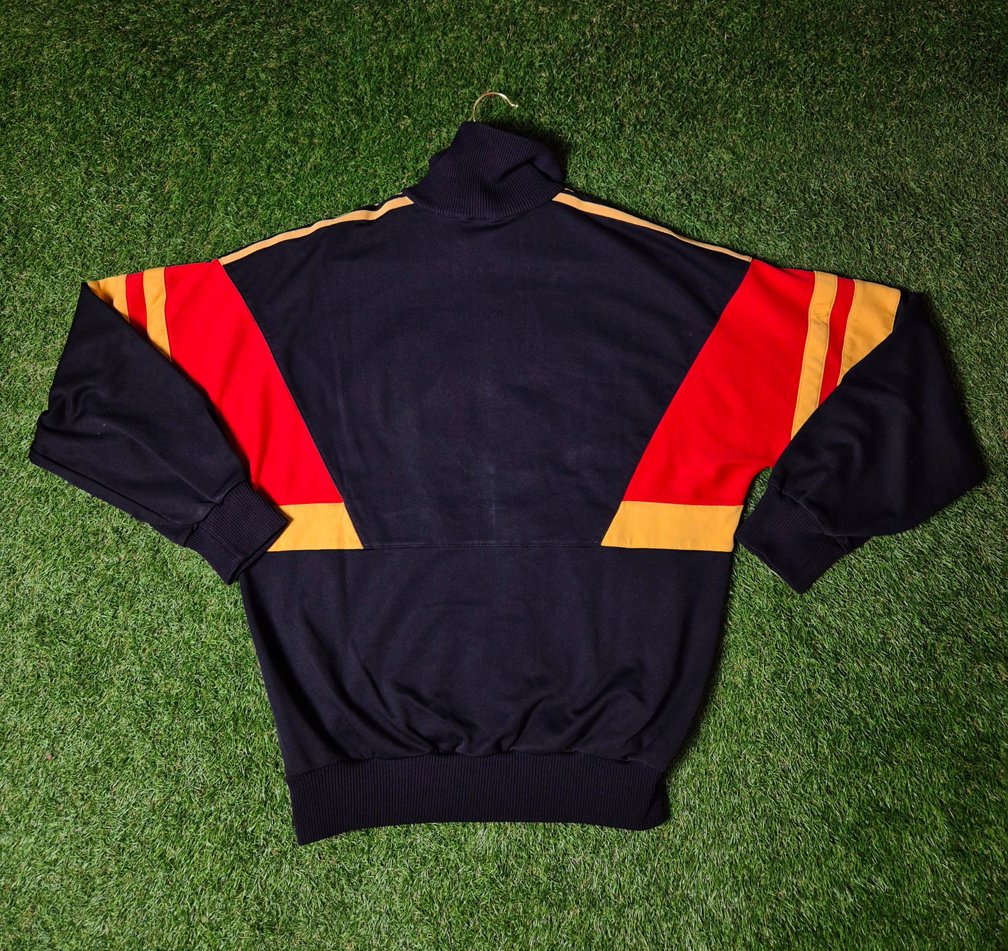 DFB - Adidas - Vintage Trainingsjacke - 1986 - Schwarz - M (D48)