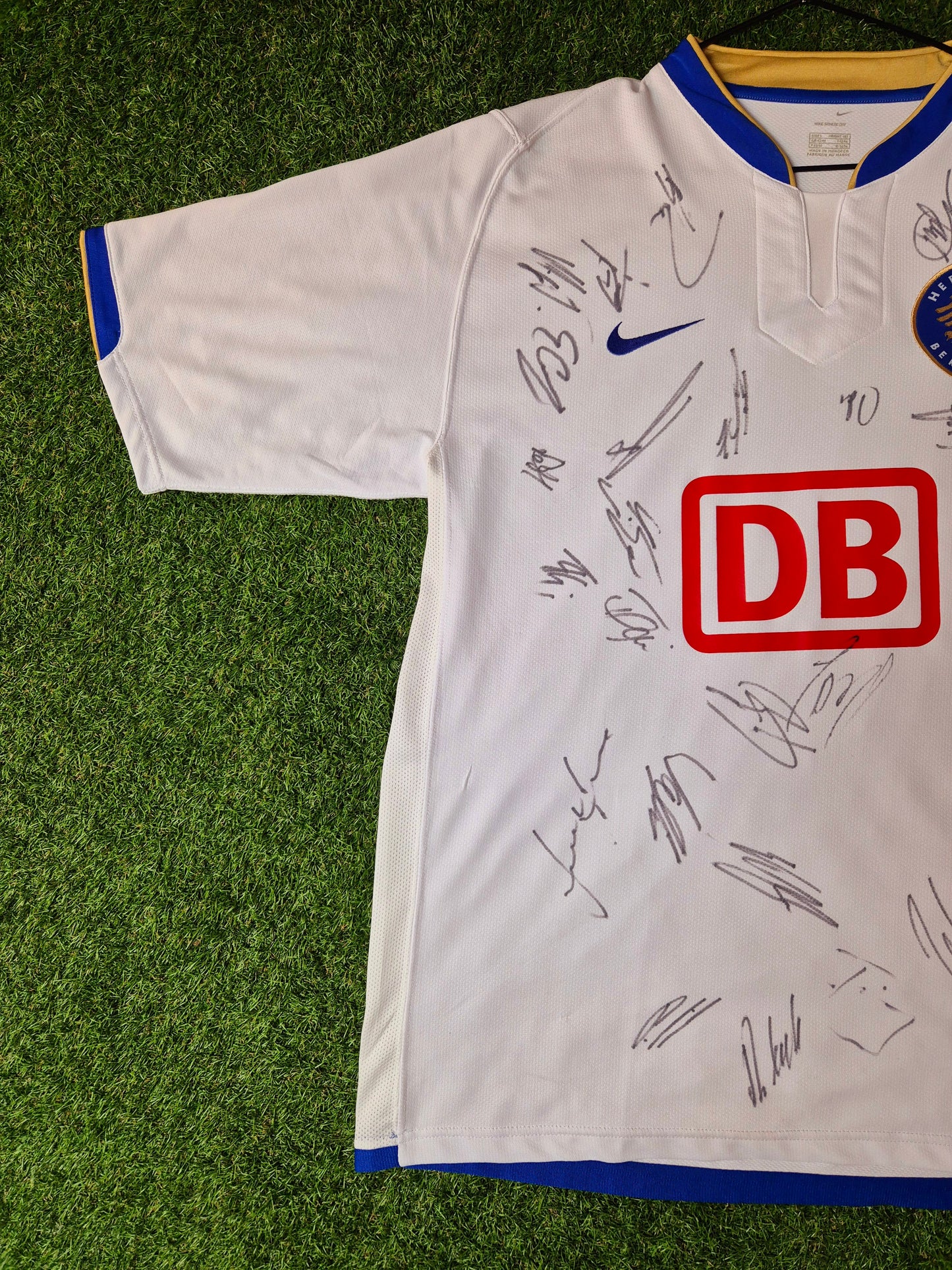 Hertha BSC - Trikot - 2006/2007 - Sondertrikot - Unterschriften - L