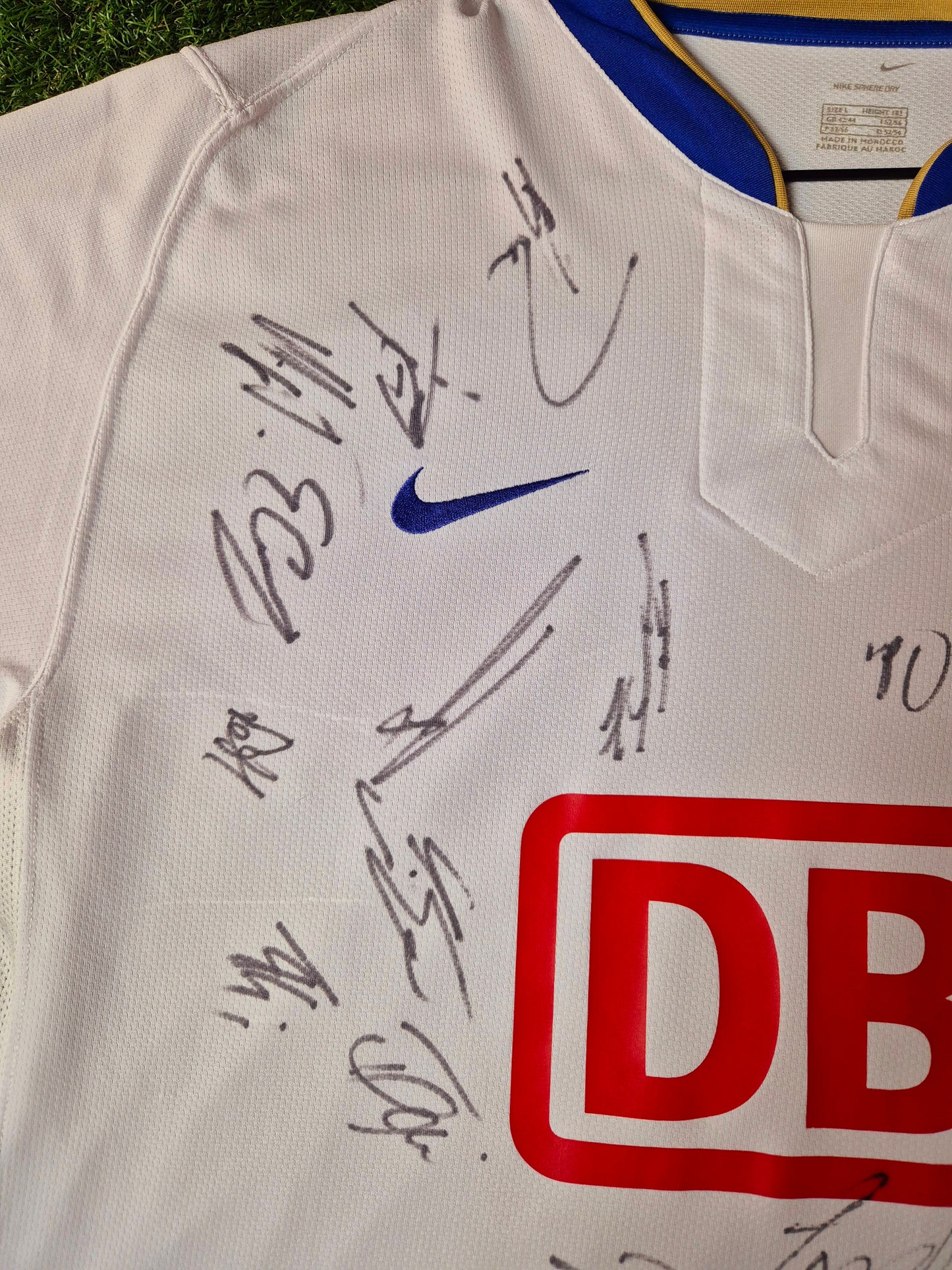 Hertha BSC - Trikot - 2006/2007 - Sondertrikot - Unterschriften - L