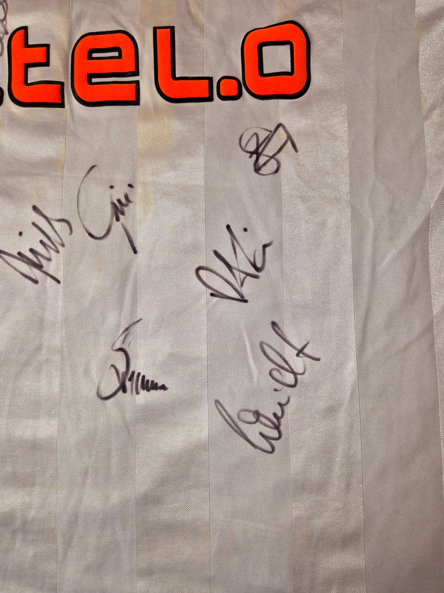 Hertha BSC - Trikot - 2000/2001 - Auswärts - Preetz - Unterschriften - XL