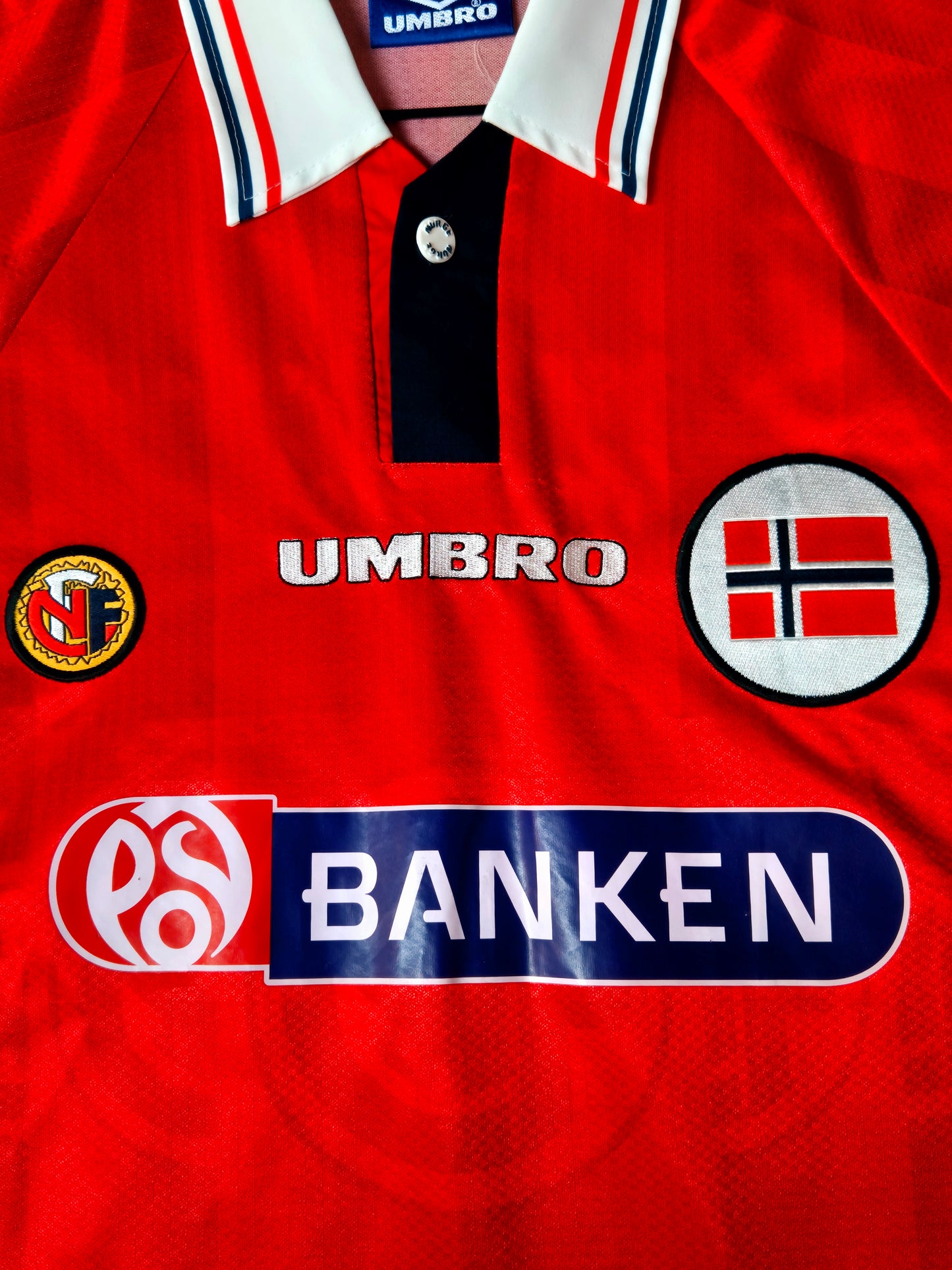Norwegen - Umbro Trikot - 1998/2000 - Heim - L