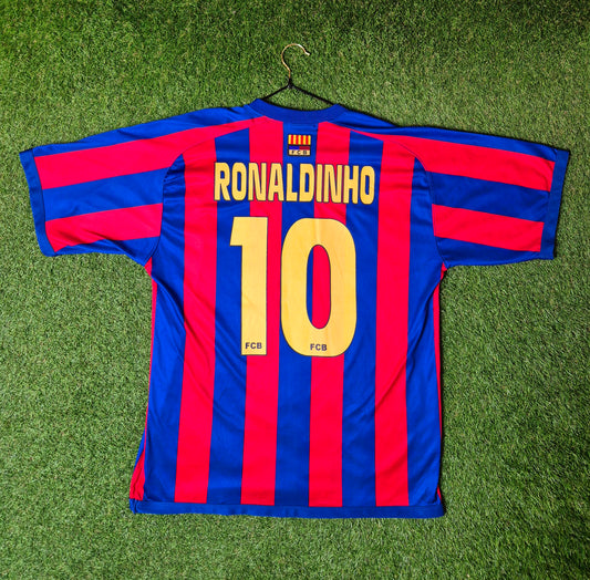 FC Barcelona - Roger´s Trikot - 2004/2005 - Ronaldinho - L