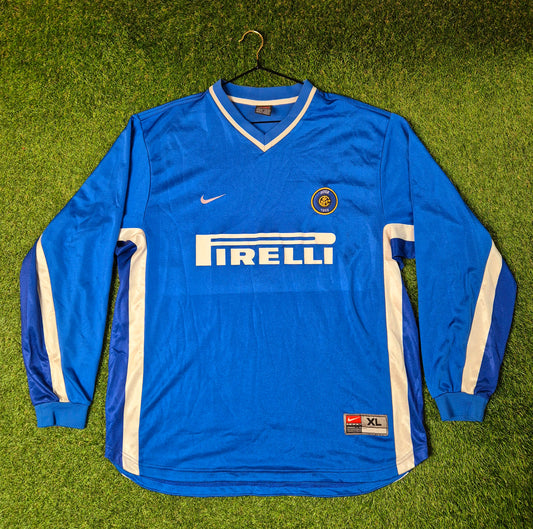 Inter Mailand - Trikot - 1999/2000 - Aufwärmshirt Lang - XL