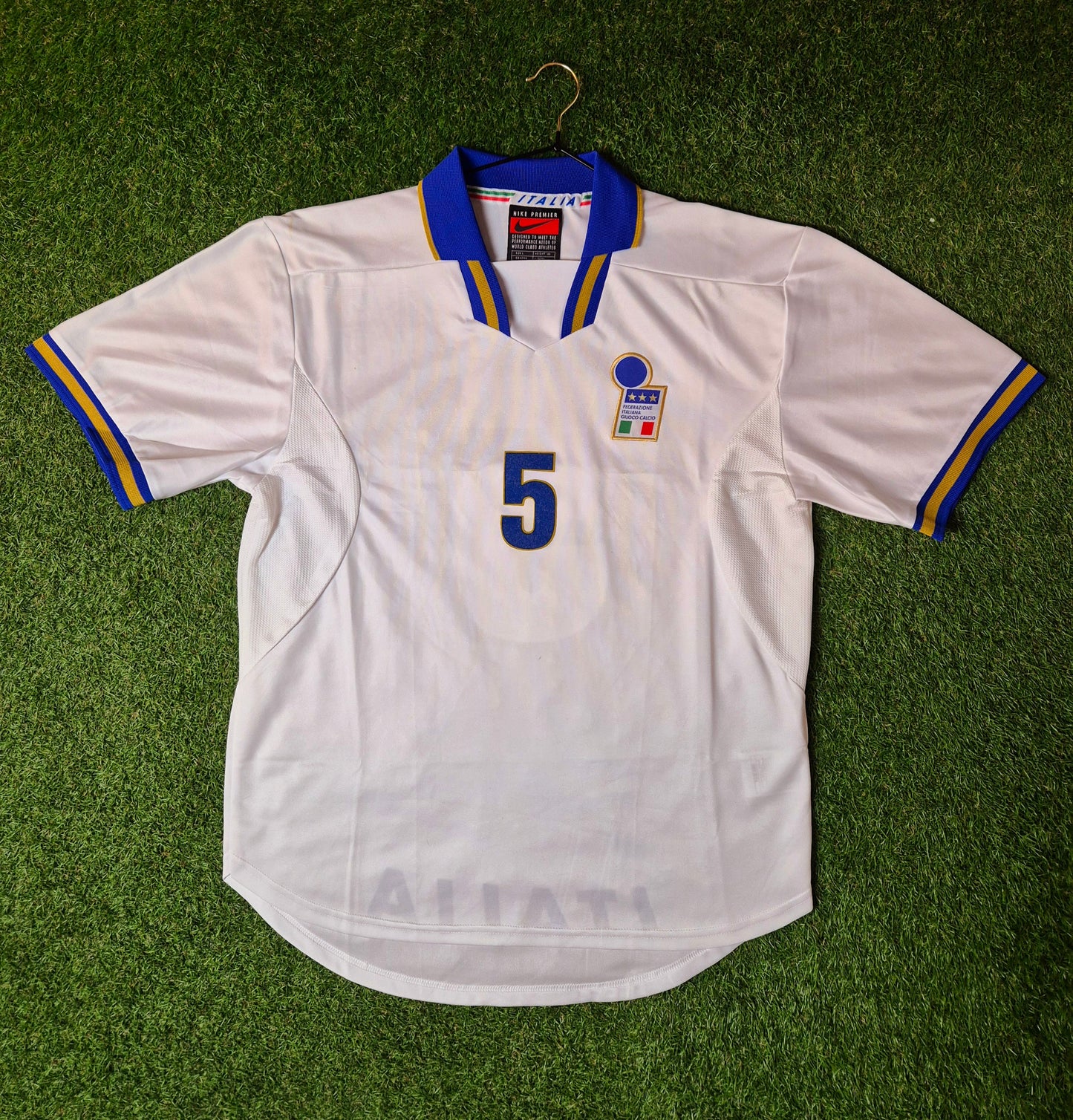 Italien - Trikot - 1996/1998 - Auswärts - 5 - Alessandro Costacurta - L