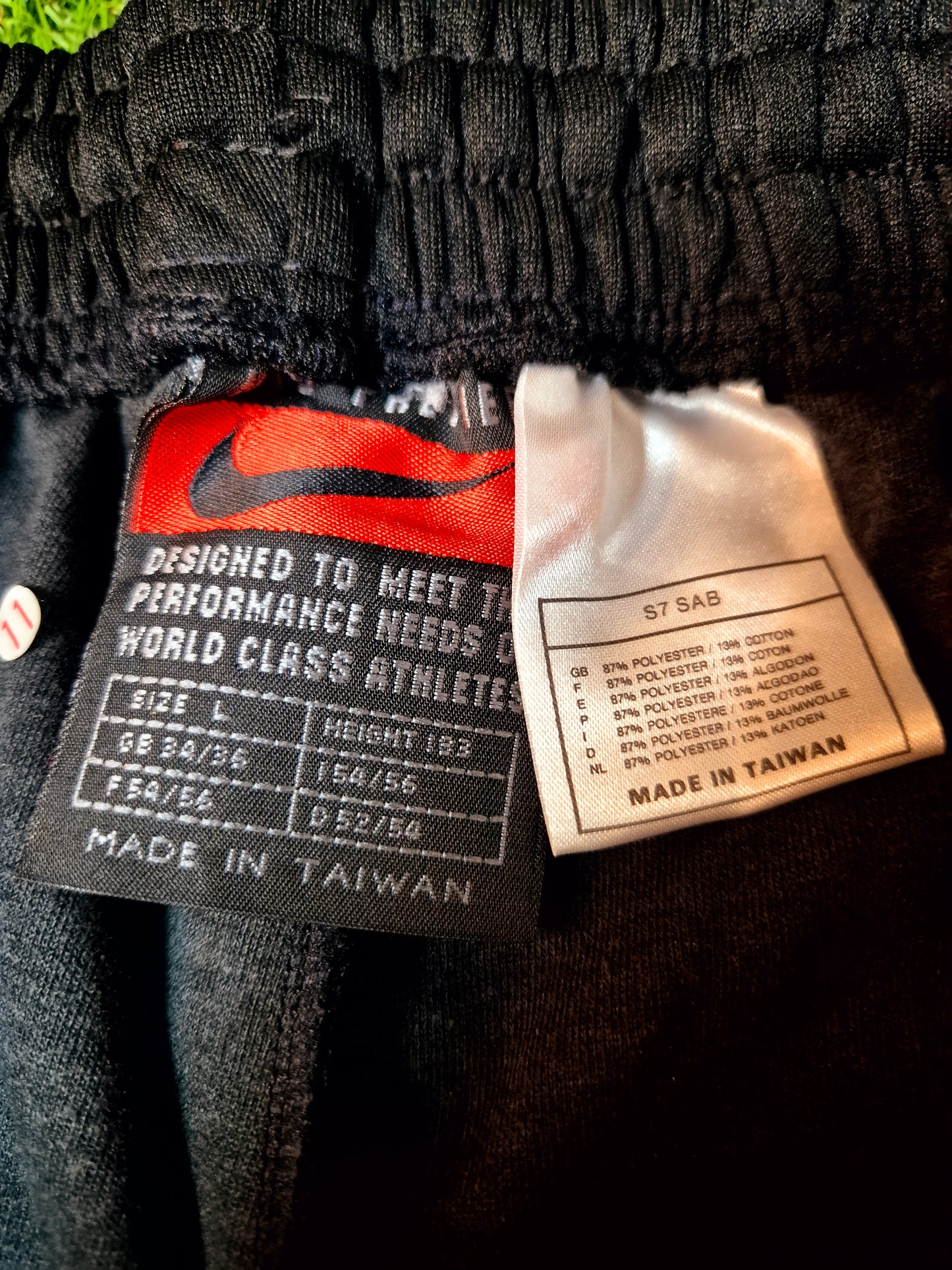 Italien Nike - 1996/1998 - Trainingshose - Schwarz - Neu - L