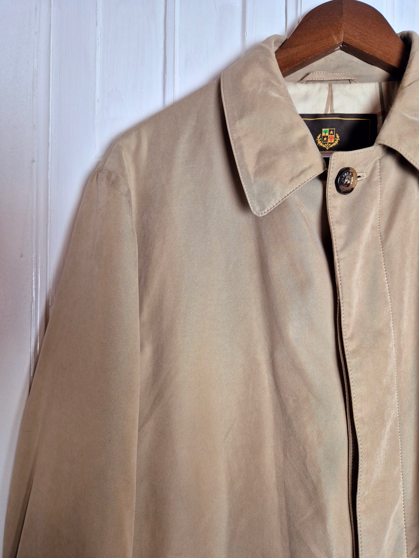 Loro Piana - Vintage Trenchcoat / Regenmantel - Beige - Gr. 50 / L
