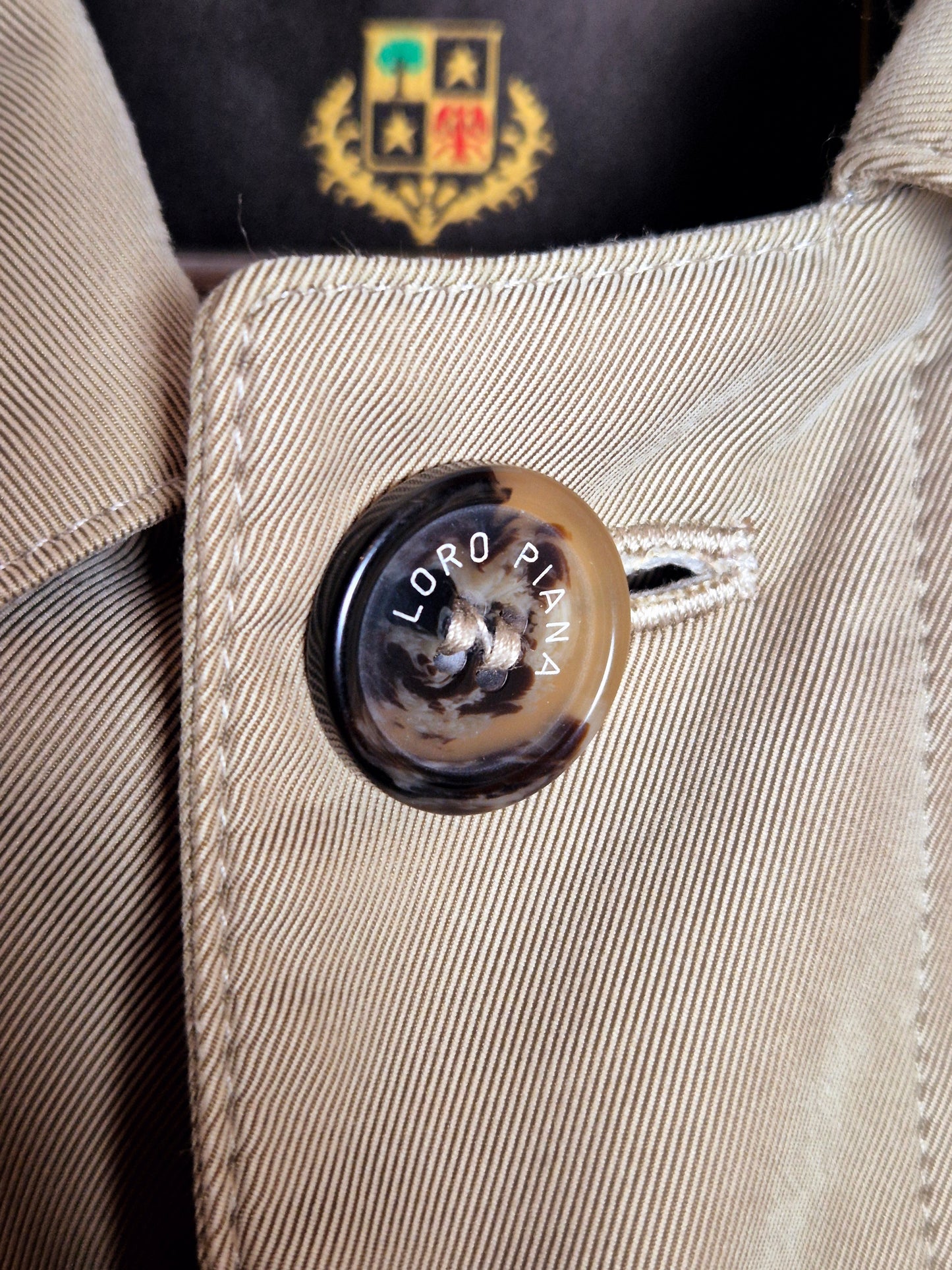 Loro Piana - Vintage Trenchcoat / Regenmantel - Beige - Gr. 50 / L