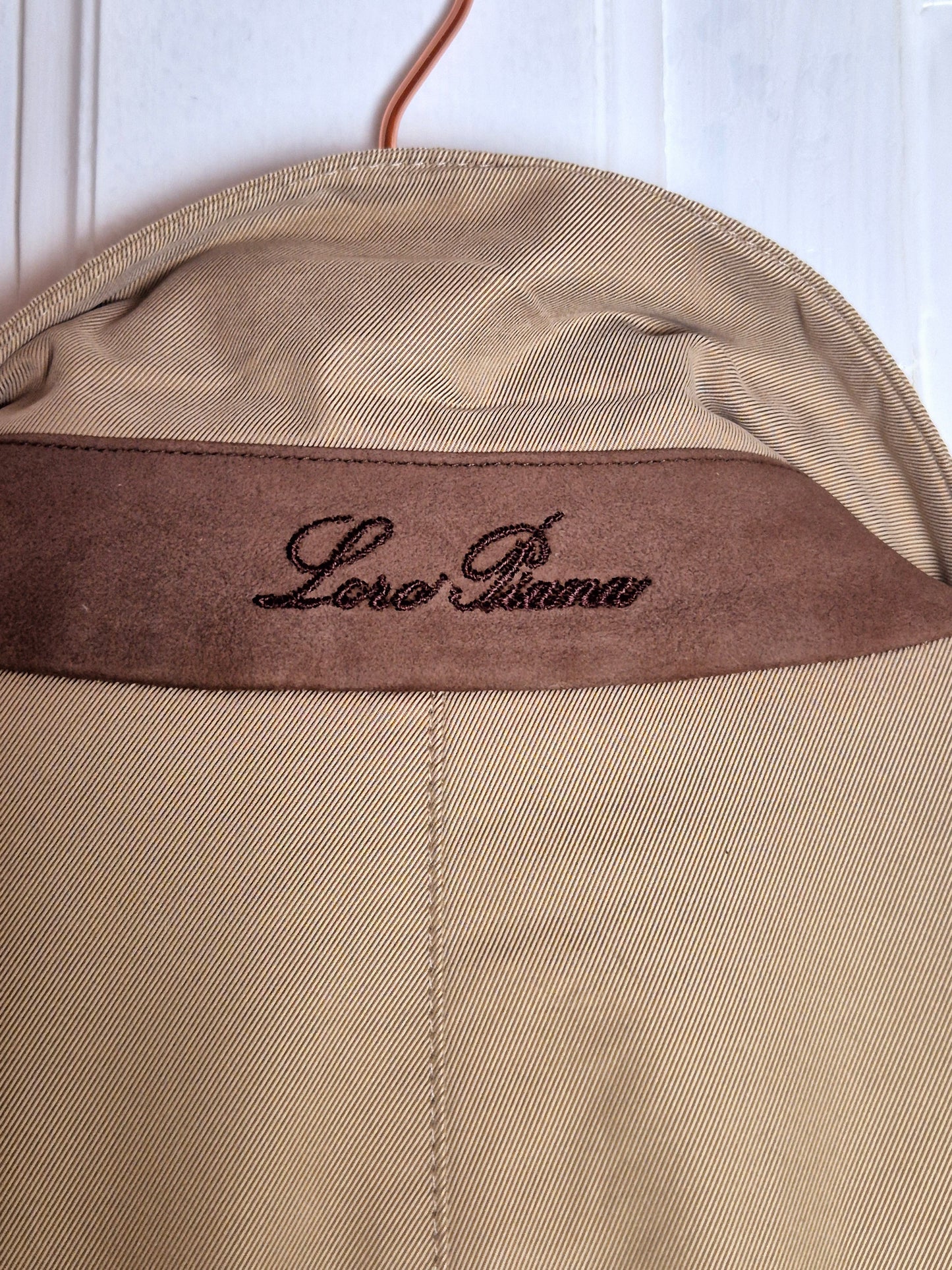Loro Piana - Vintage Trenchcoat / Regenmantel - Beige - Gr. 50 / L