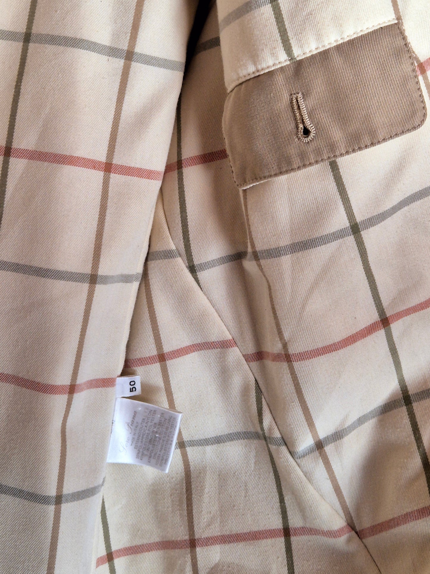 Loro Piana - Vintage Trenchcoat / Regenmantel - Beige - Gr. 50 / L